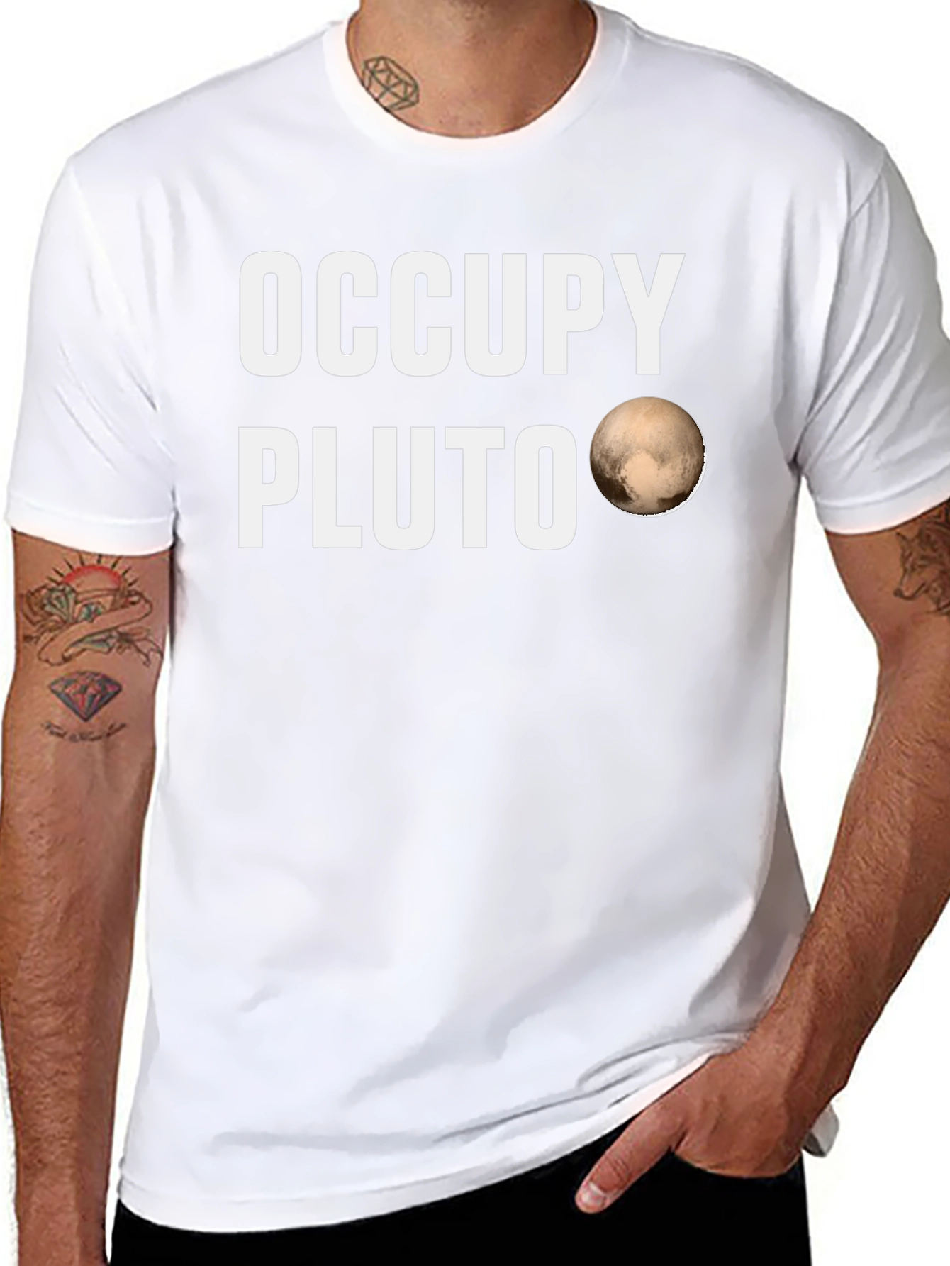 Occupy Pluto T-Shirt Space Lover Tee