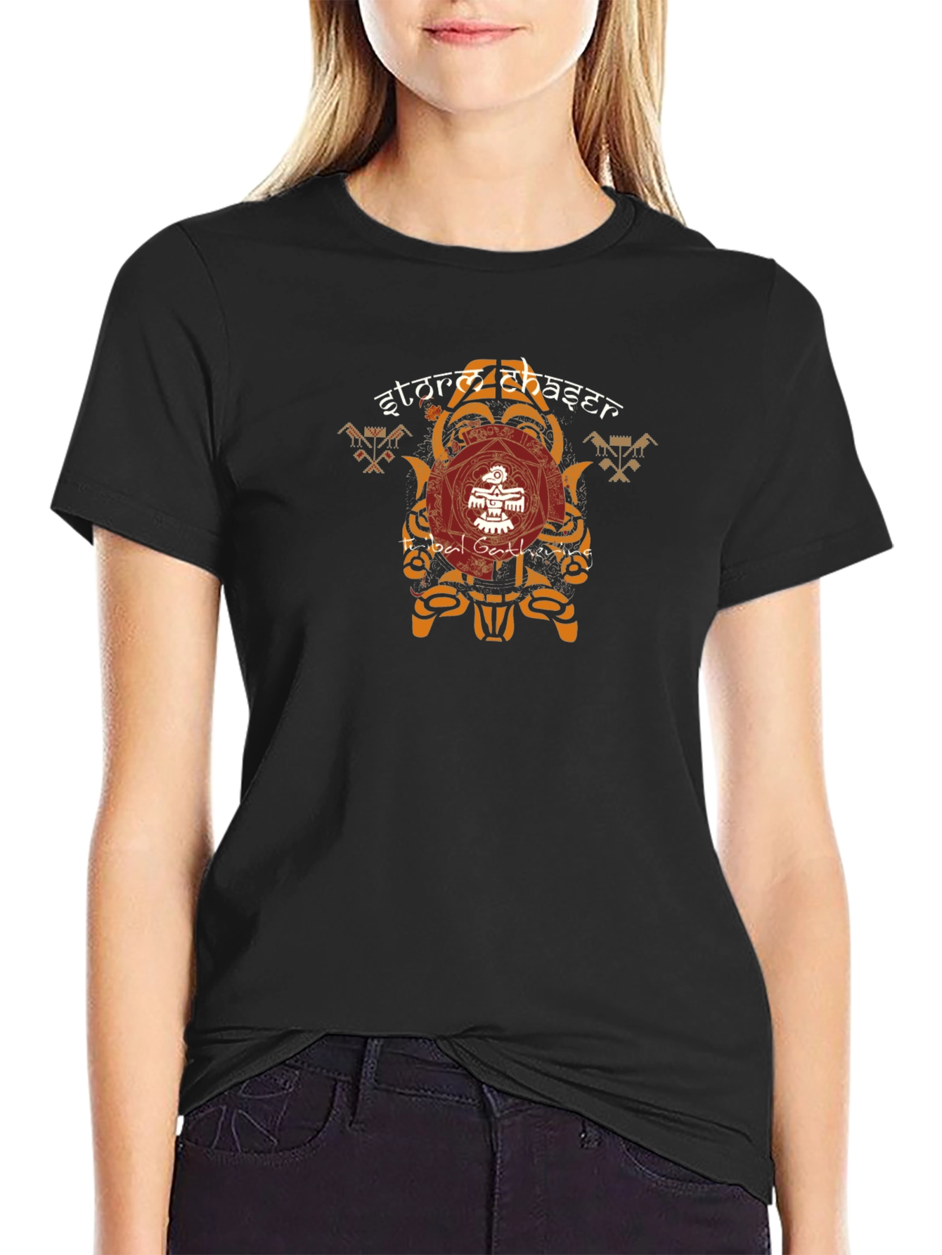 Storm Chaser Tribal Design T-Shirt