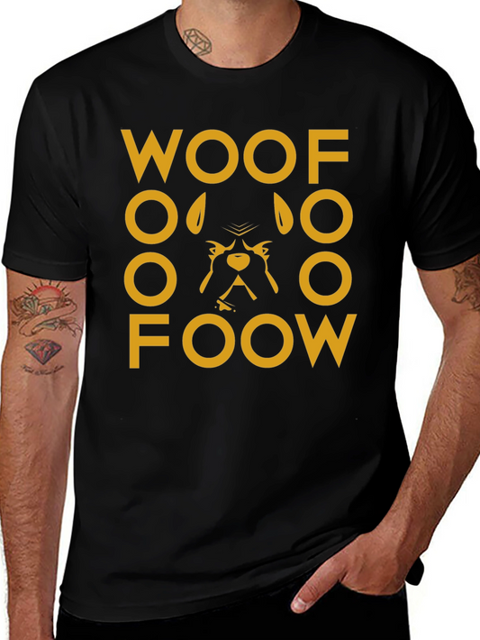 Woof Foow Dog Graphic T-Shirt