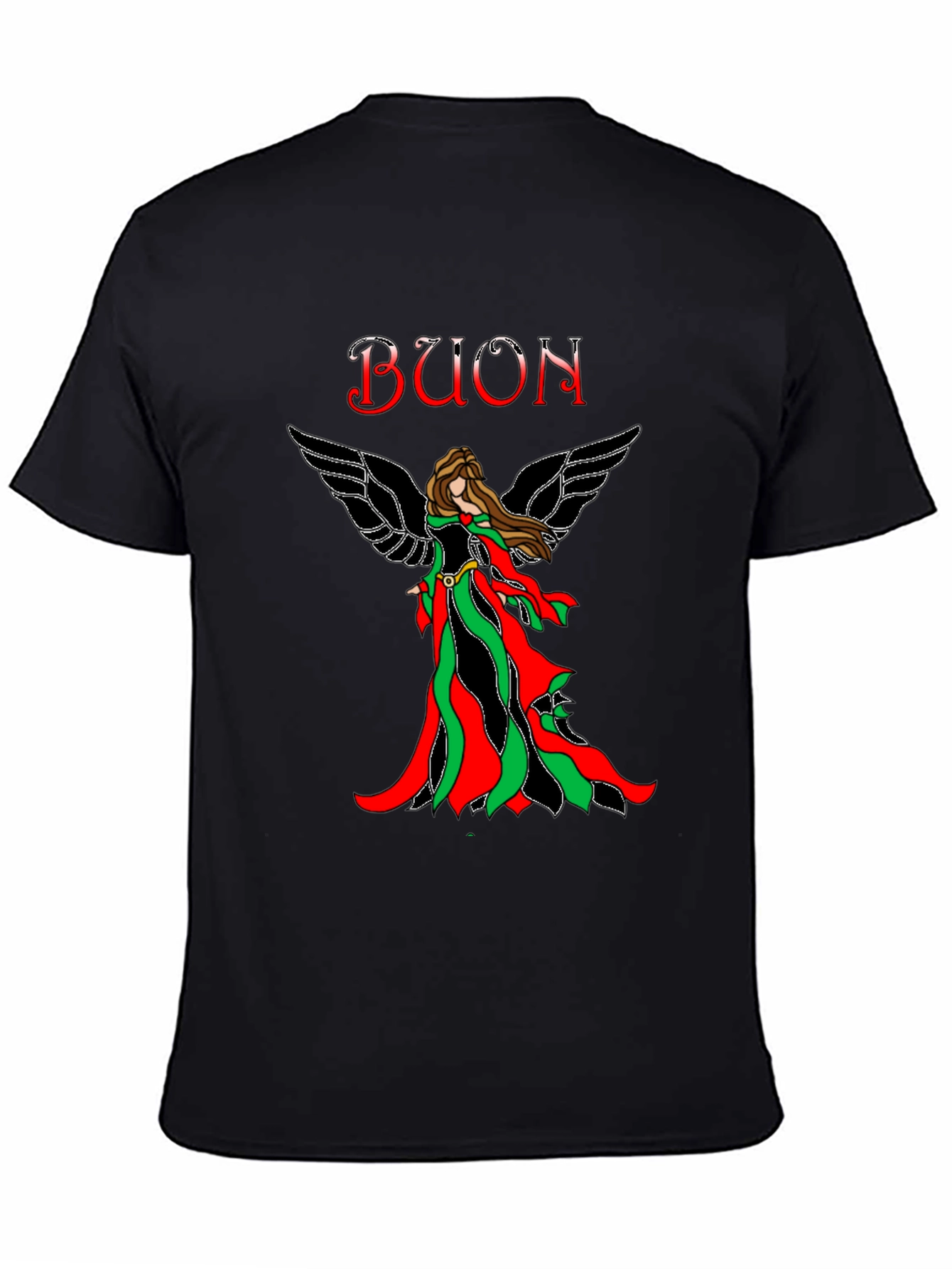 Italian Christmas Angel T-Shirt Buon Natale