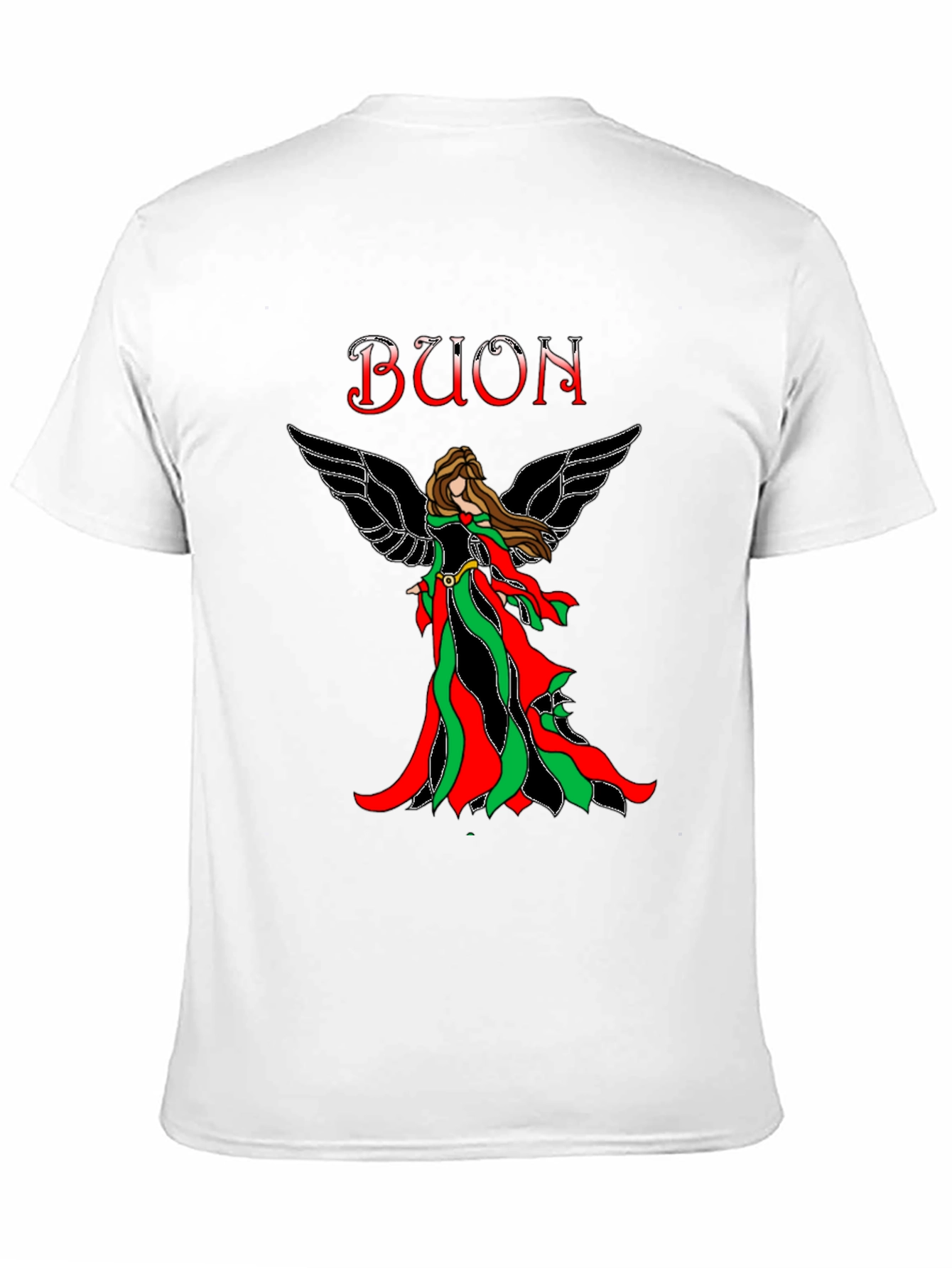 Italian Christmas Angel T-Shirt Buon Natale