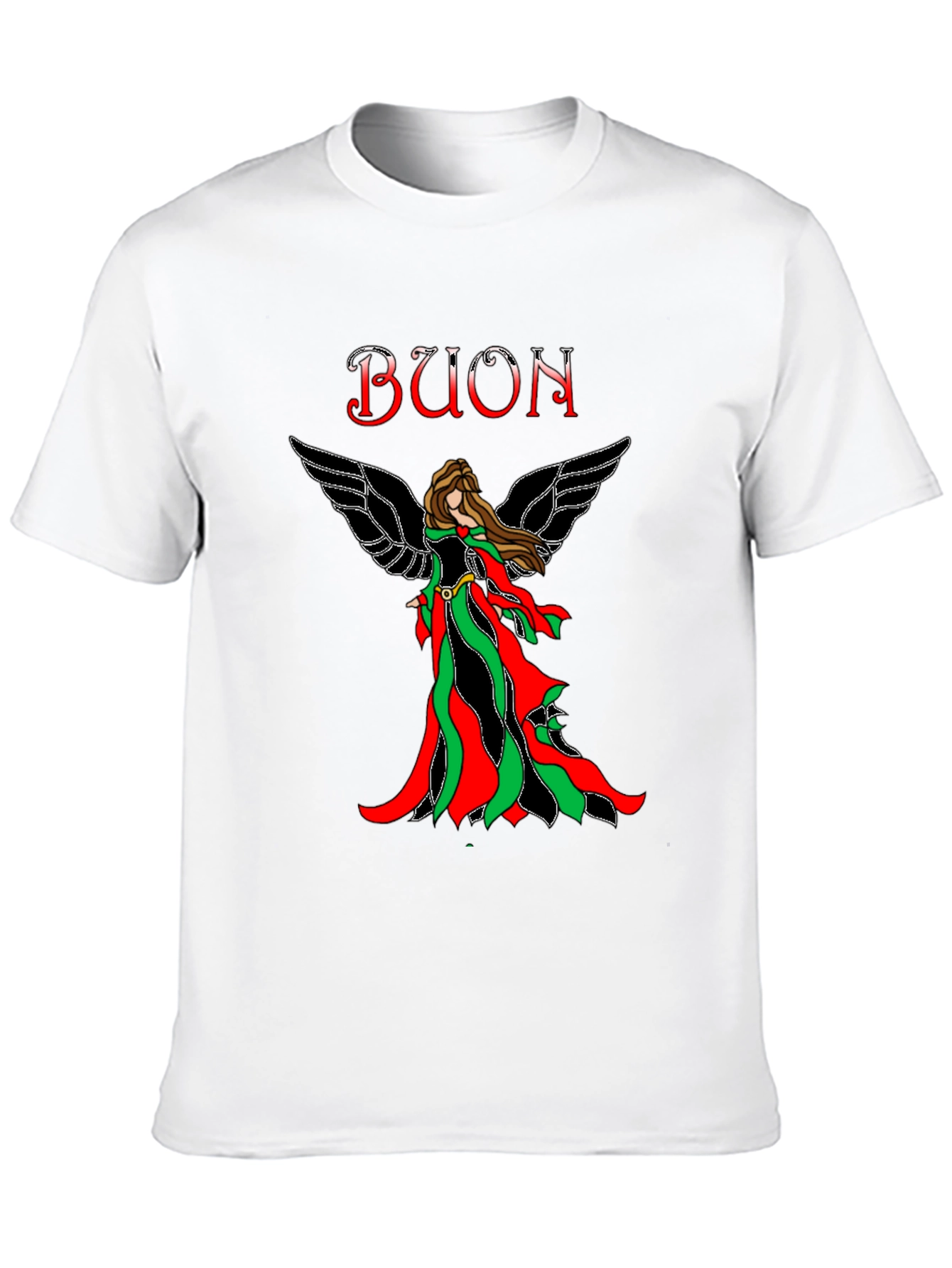 Italian Christmas Angel T-Shirt Buon Natale