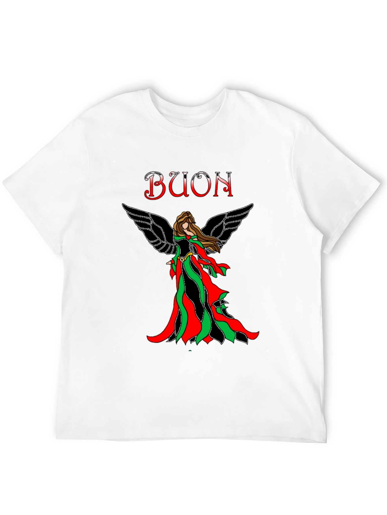Italian Christmas Angel T-Shirt Buon Natale