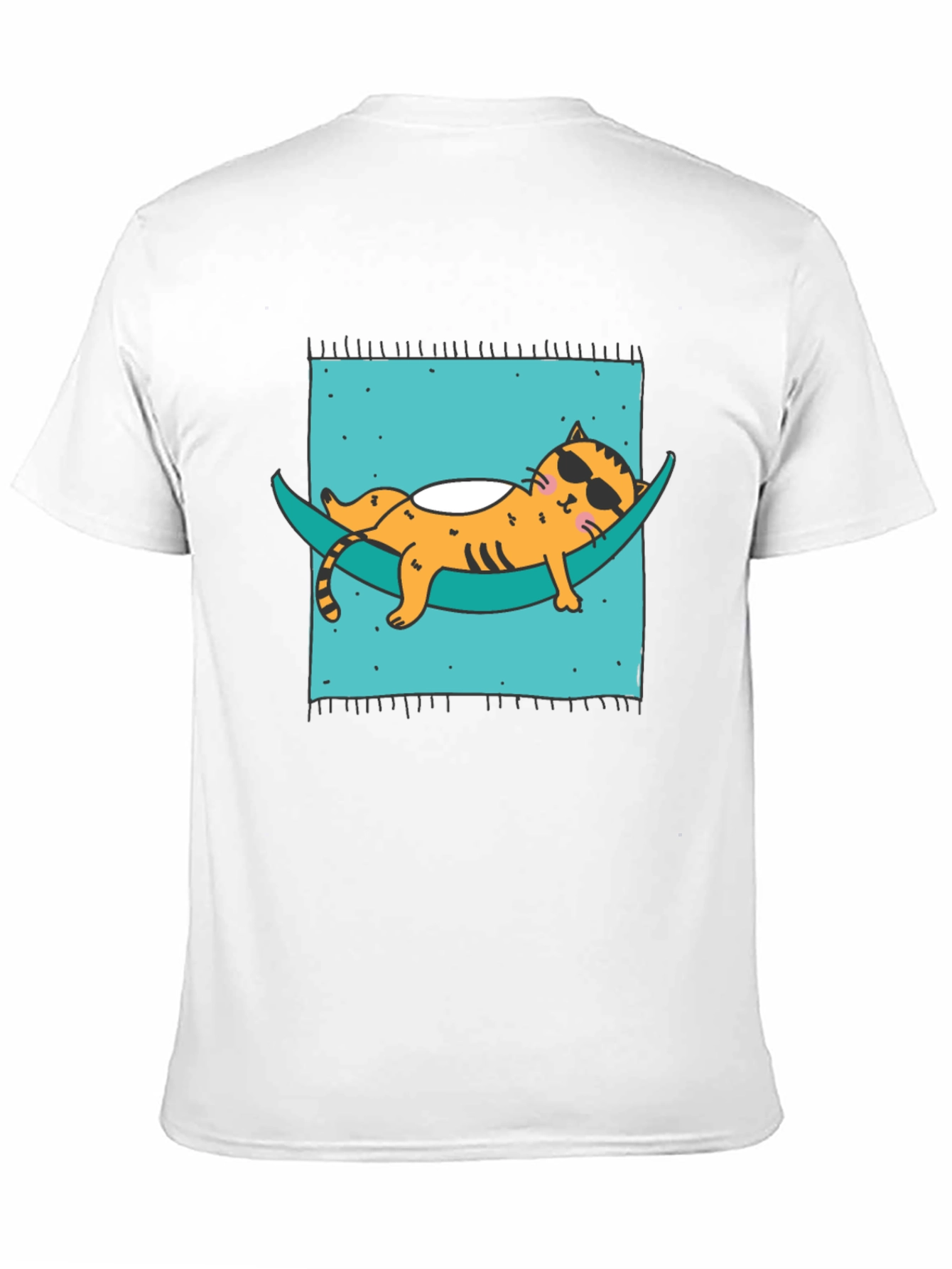 Relaxed Cat Hammock T-Shirt - Cool & Comfortable