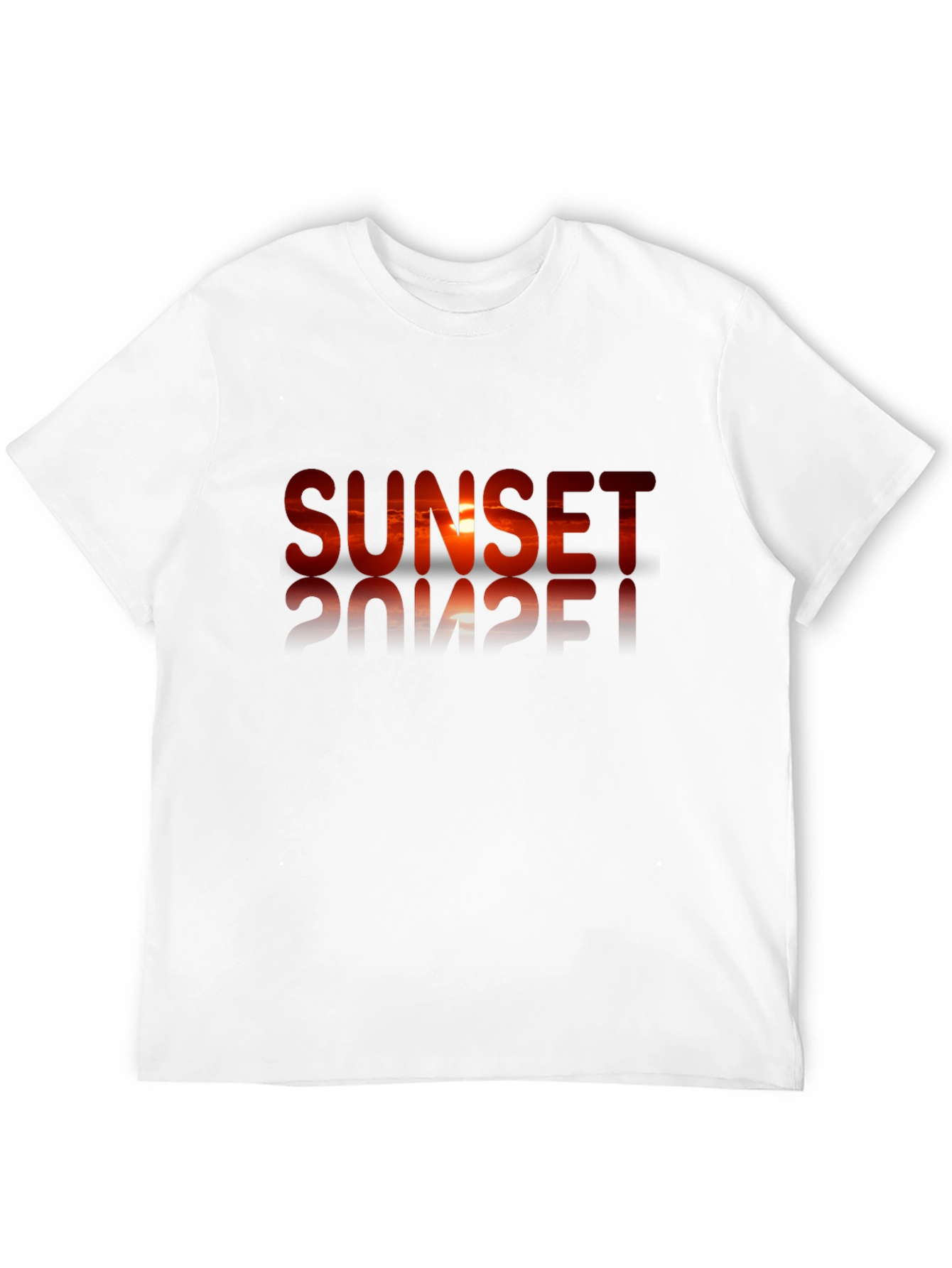 Sunset Graphic Black T-Shirt