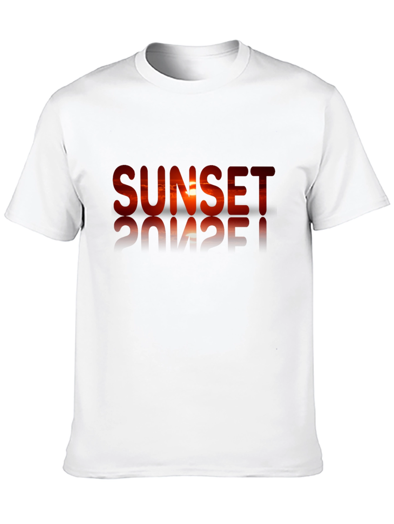 Sunset Graphic Black T-Shirt