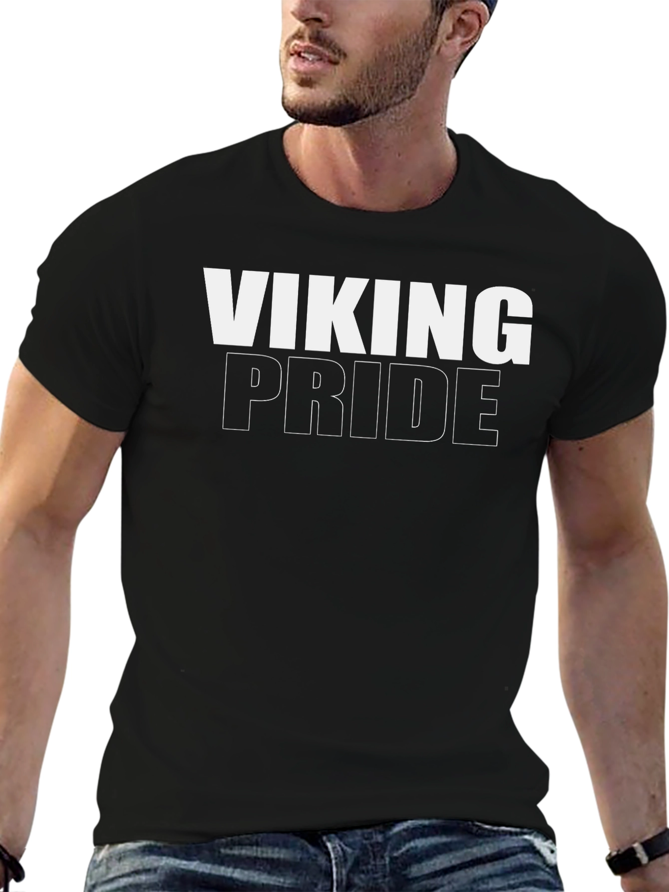 Viking Pride Graphic Tee - Black