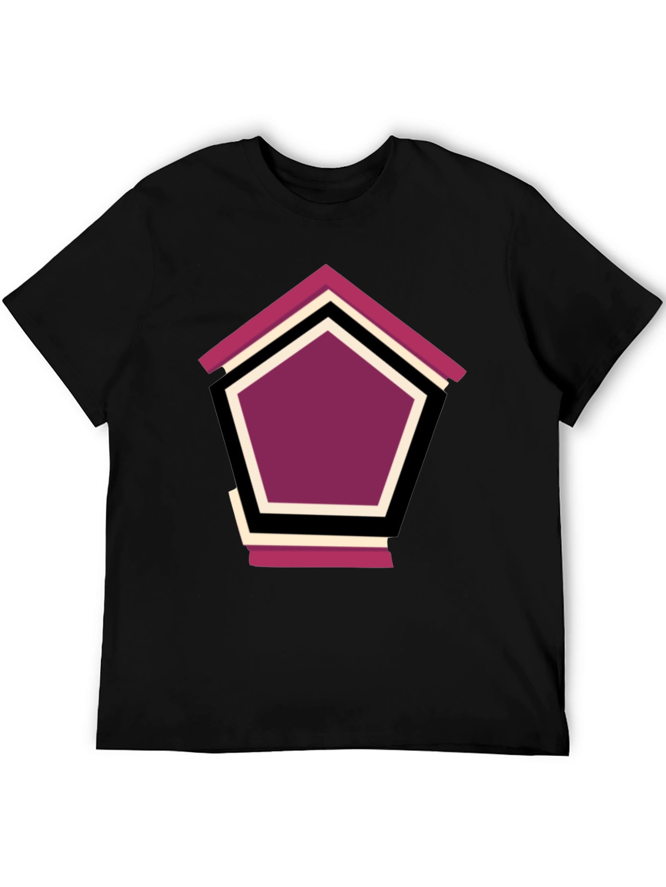 Geometric Penthouse T-Shirt - Stylish Design