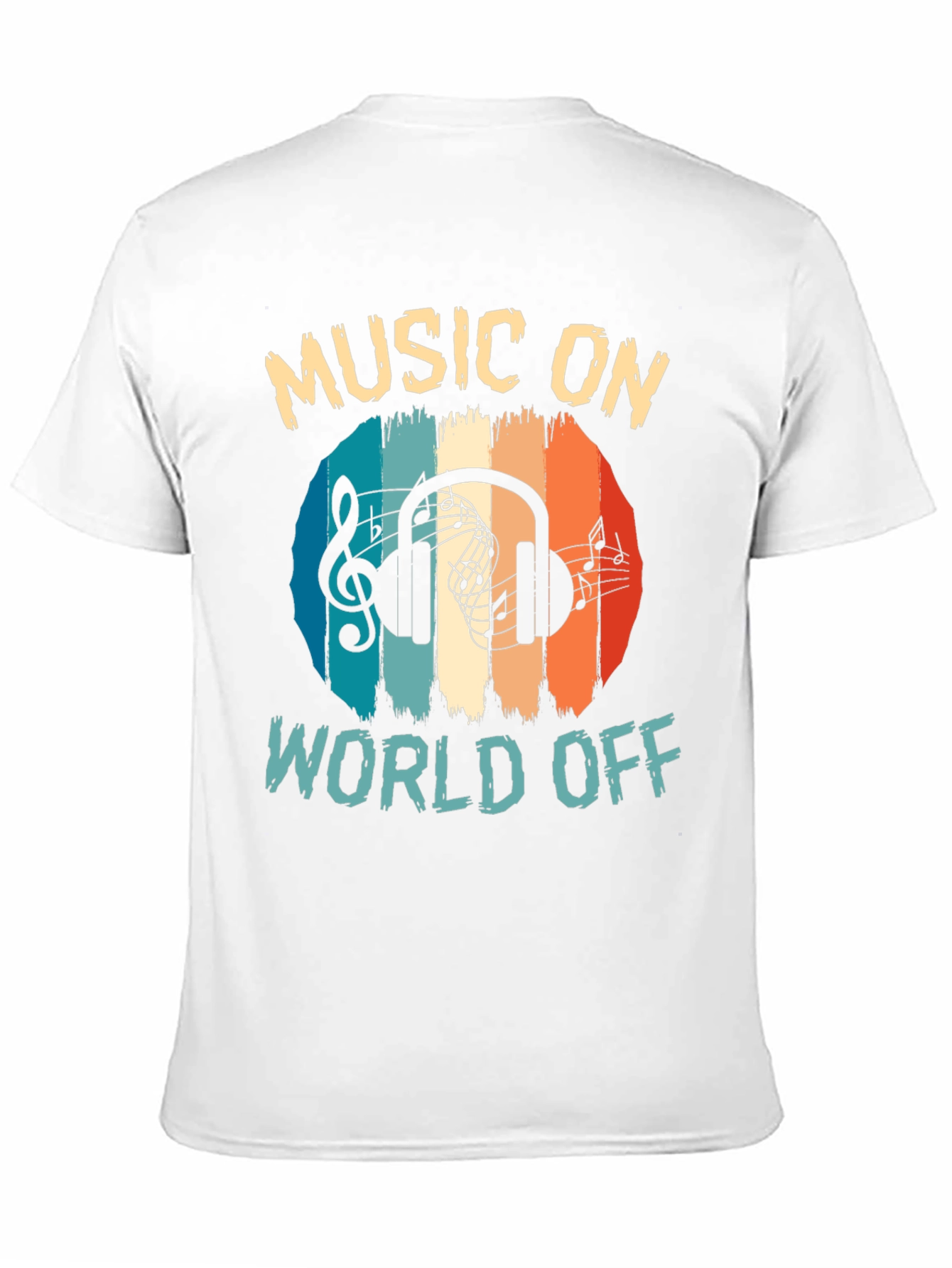 Music On World Off Graphic Tee