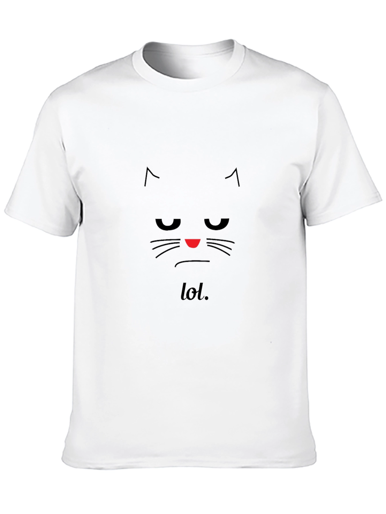 Grumpy Cat LOL Black T-Shirt