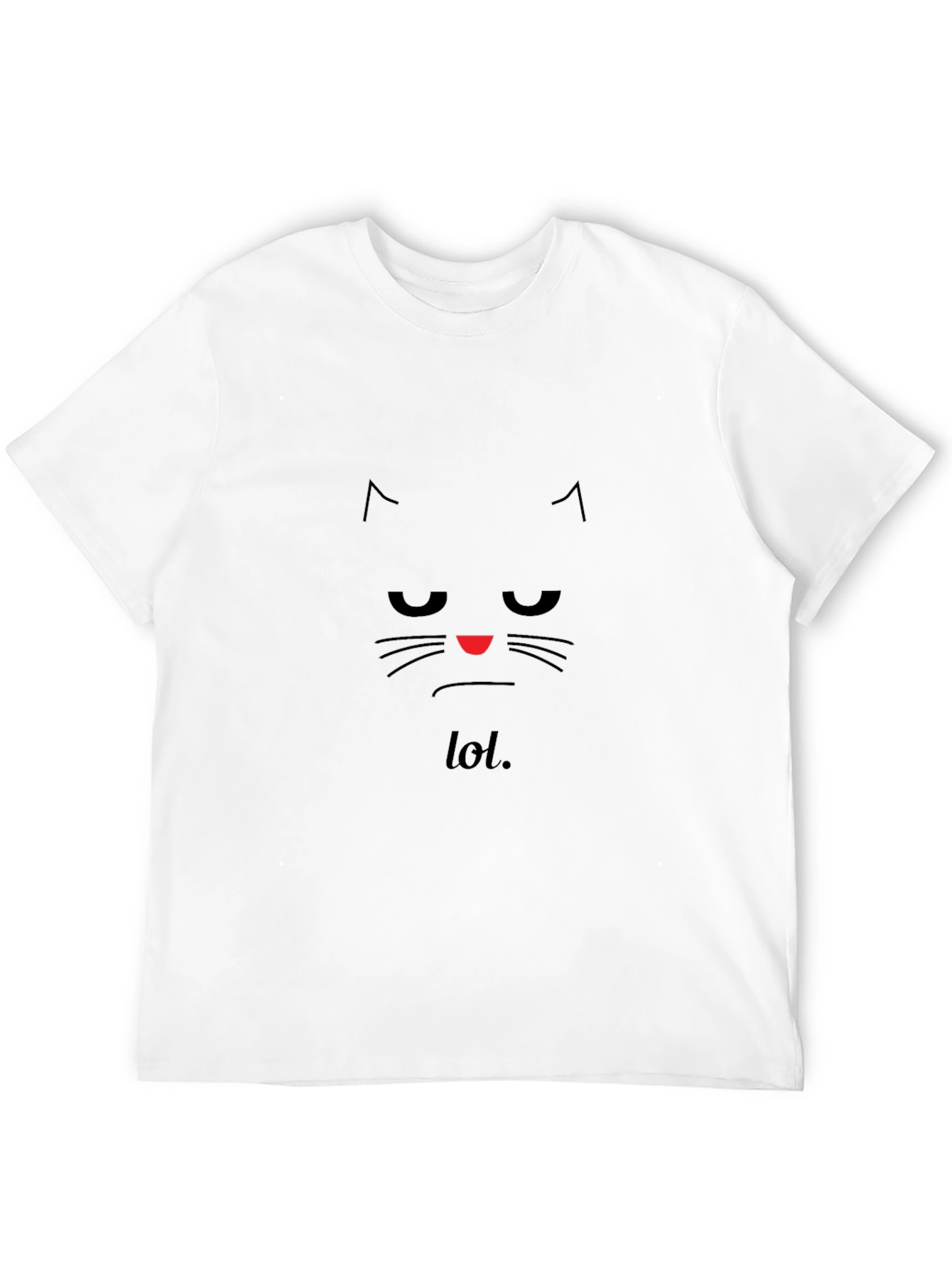 Grumpy Cat LOL Black T-Shirt