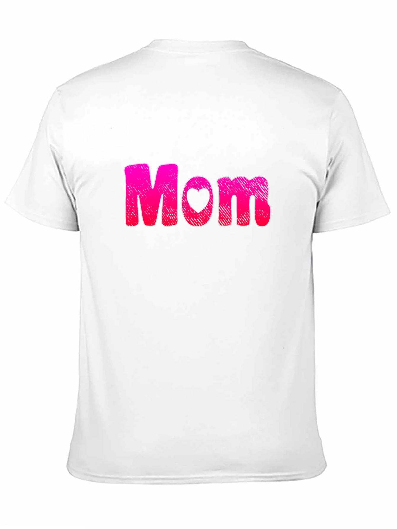 Mom Heart Graphic Black T-Shirt