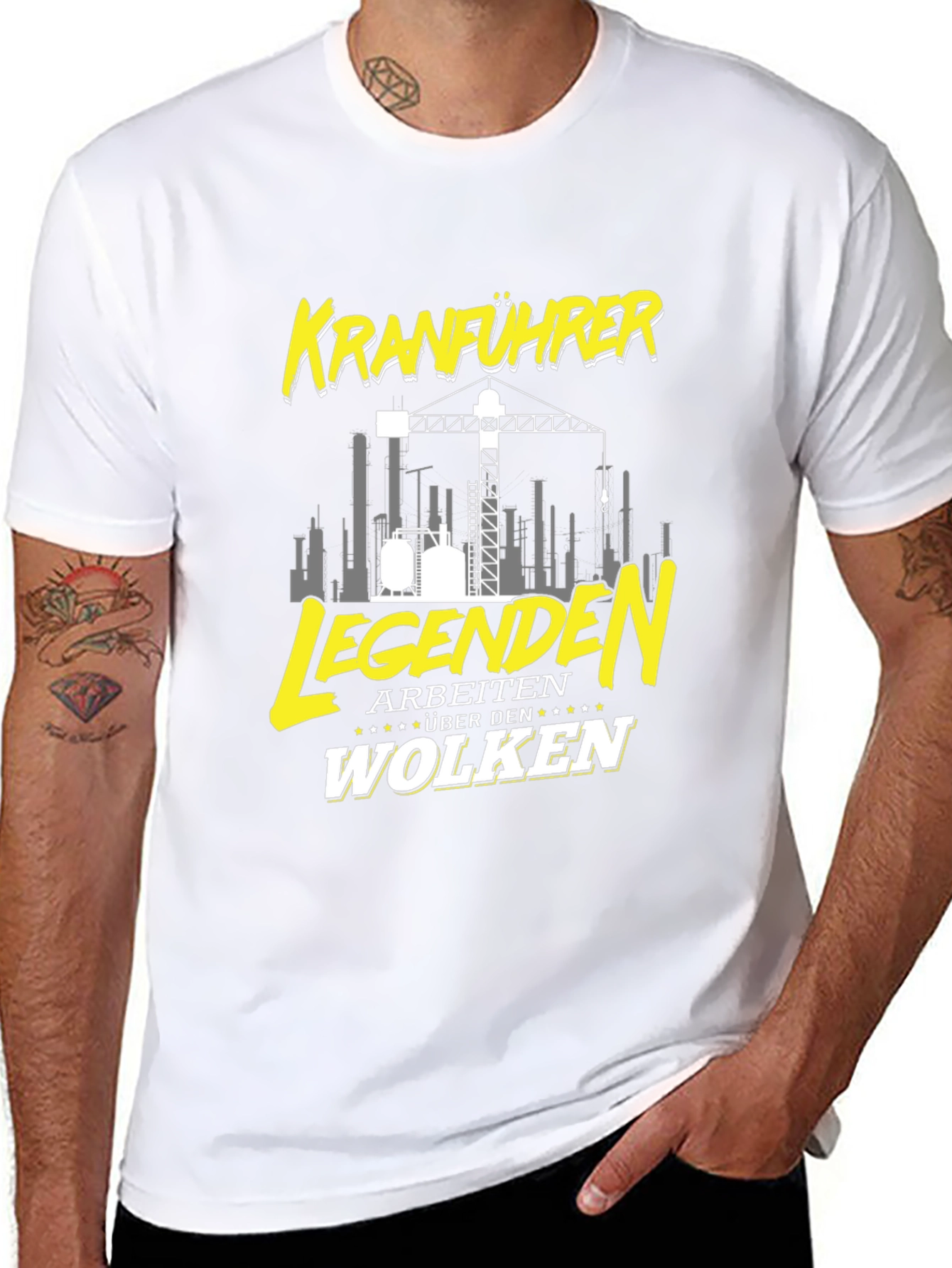 Kranfuhrer Crane Operator T-Shirt