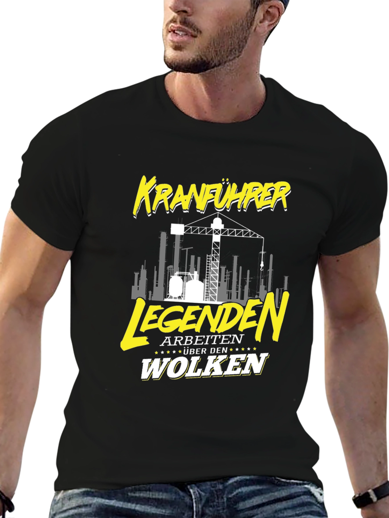 Kranfuhrer Crane Operator T-Shirt