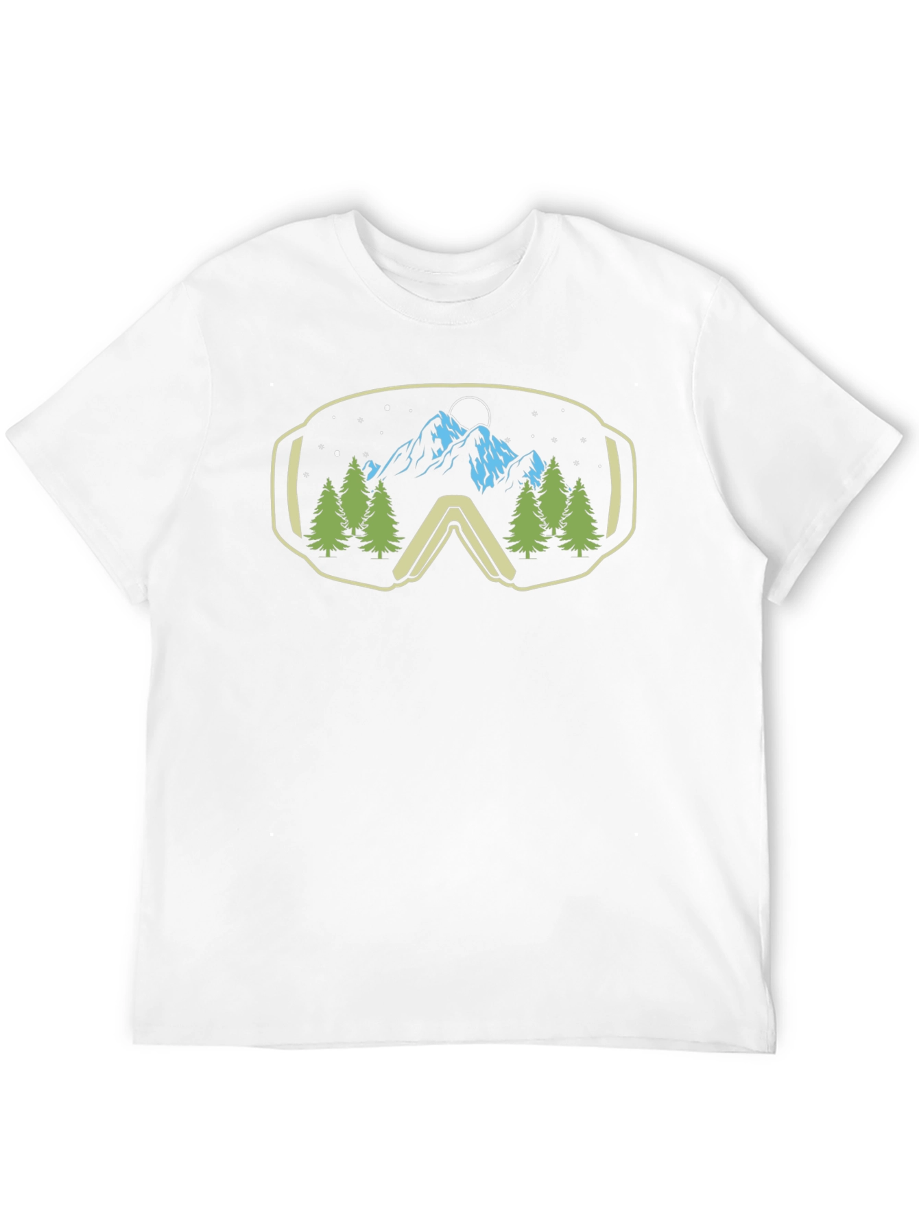 Mountain View Ski Goggles Graphic Tee