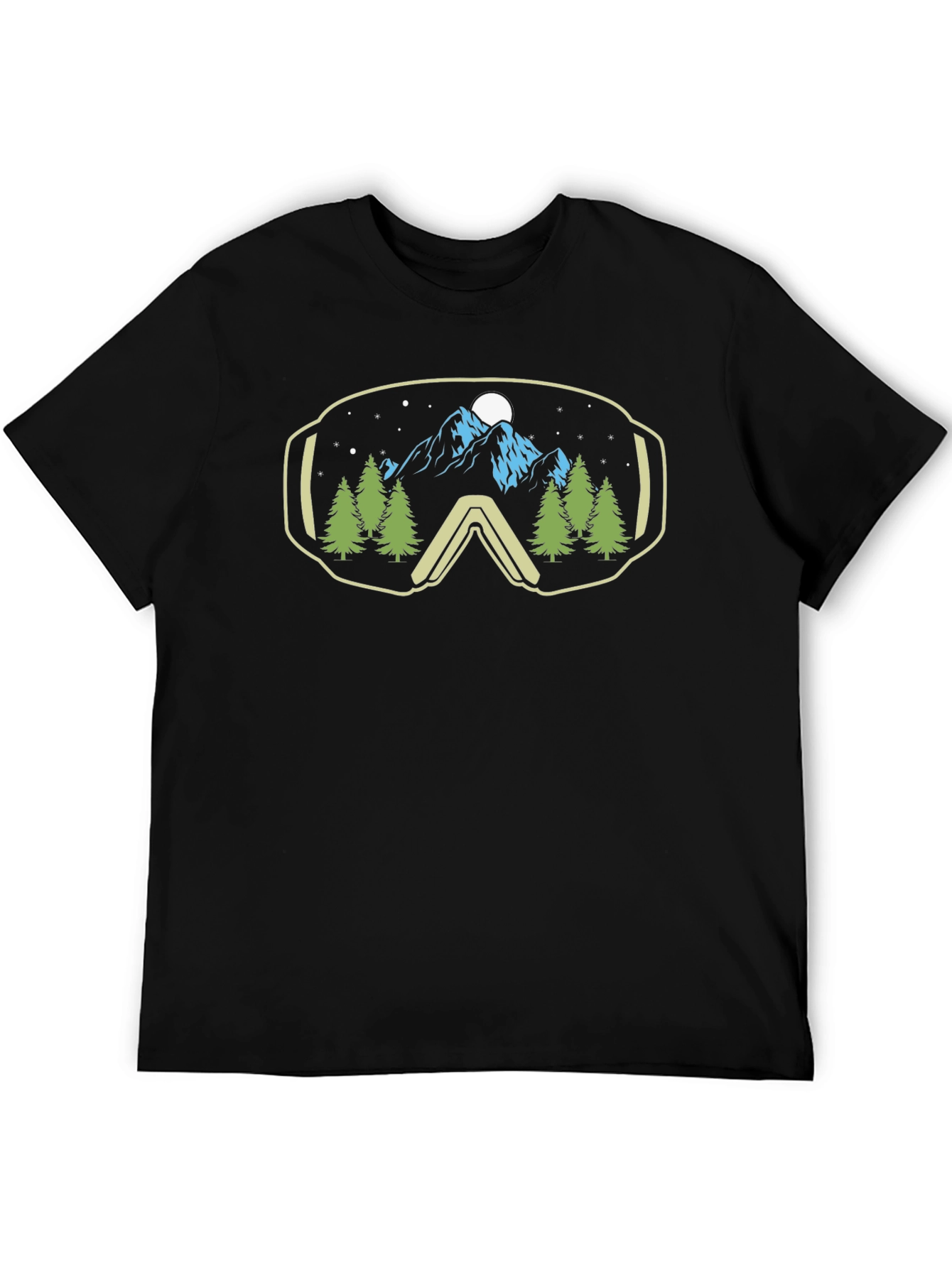 Mountain View Ski Goggles Graphic Tee
