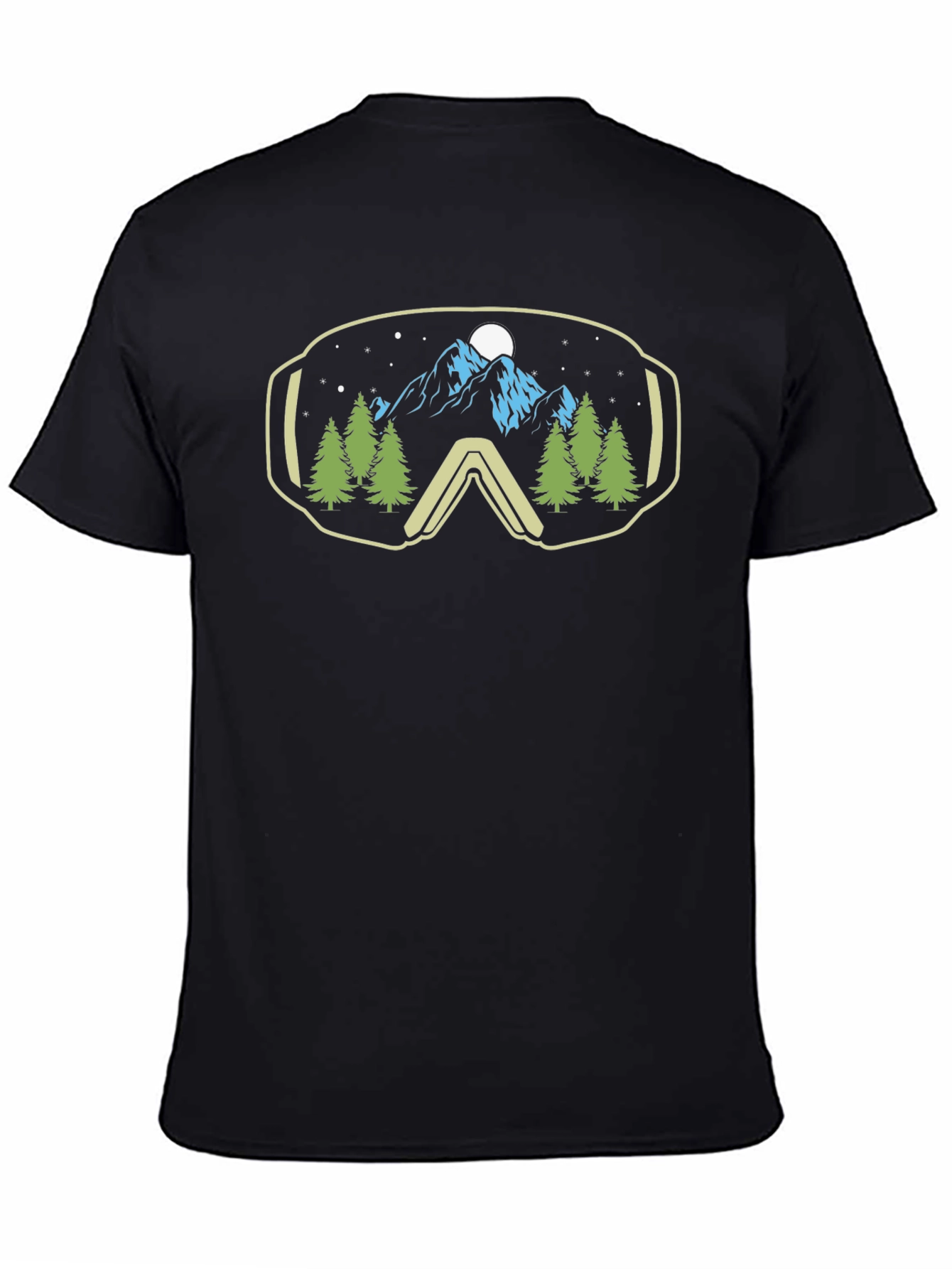 Mountain View Ski Goggles Graphic Tee