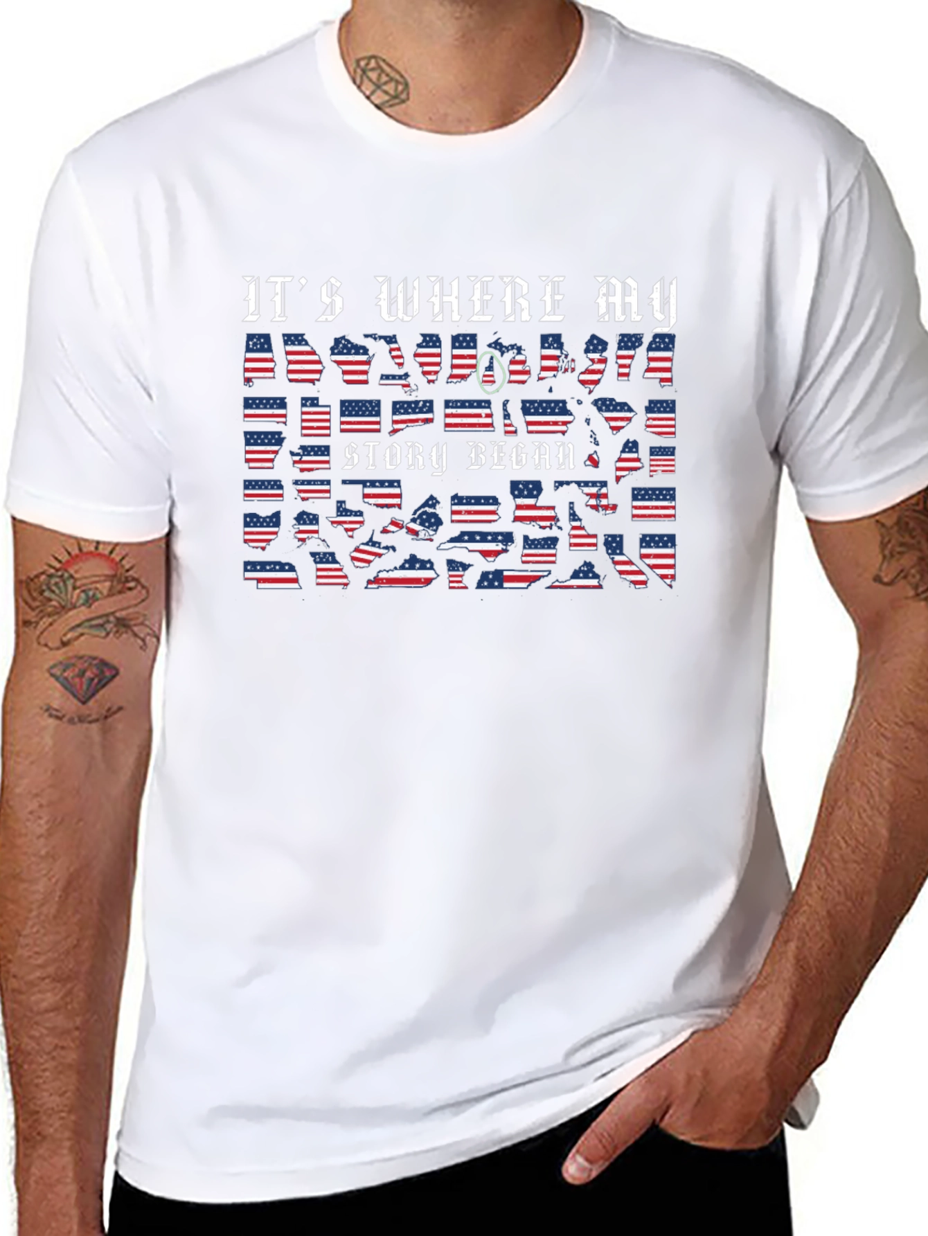 American Pride Graphic T-Shirt