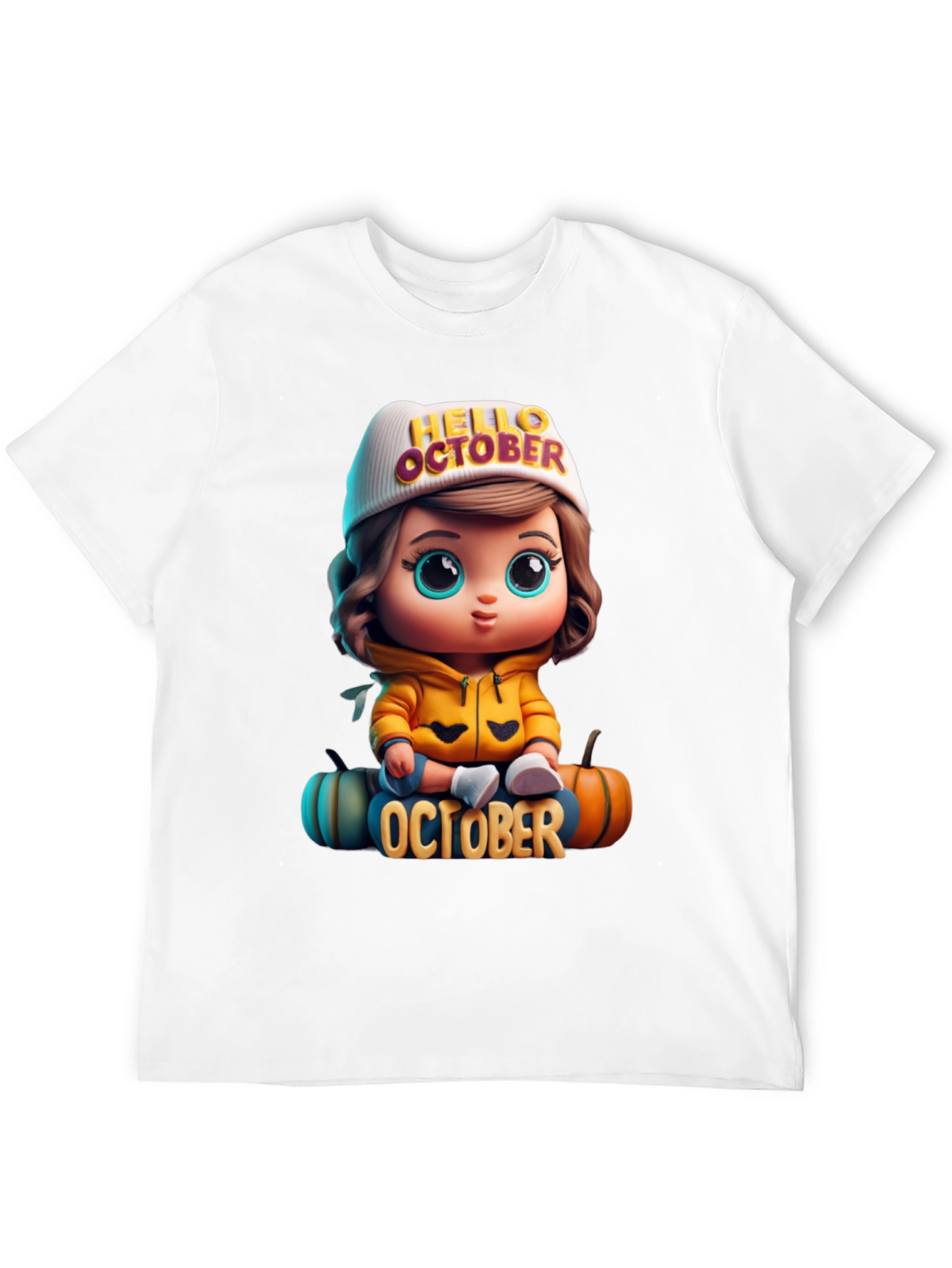 Hello October Cartoon T-Shirt