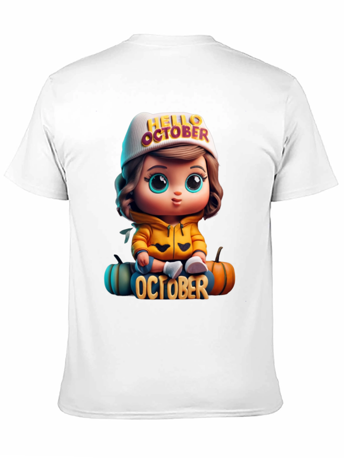 Hello October Cartoon T-Shirt