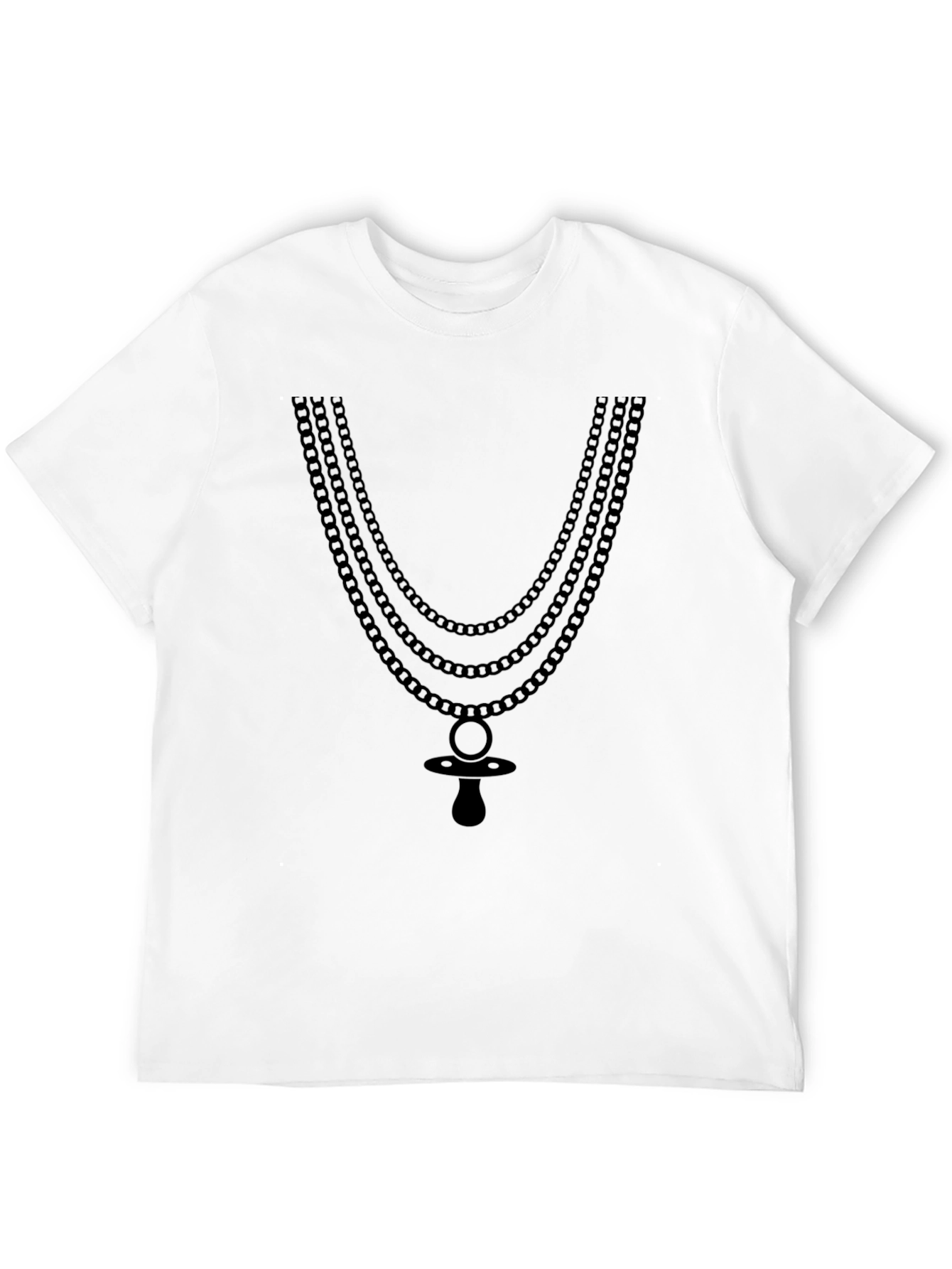 Novelty Pacifier Necklace T-Shirt