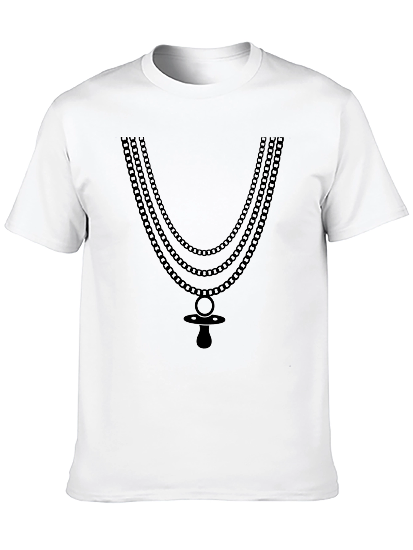 Novelty Pacifier Necklace T-Shirt