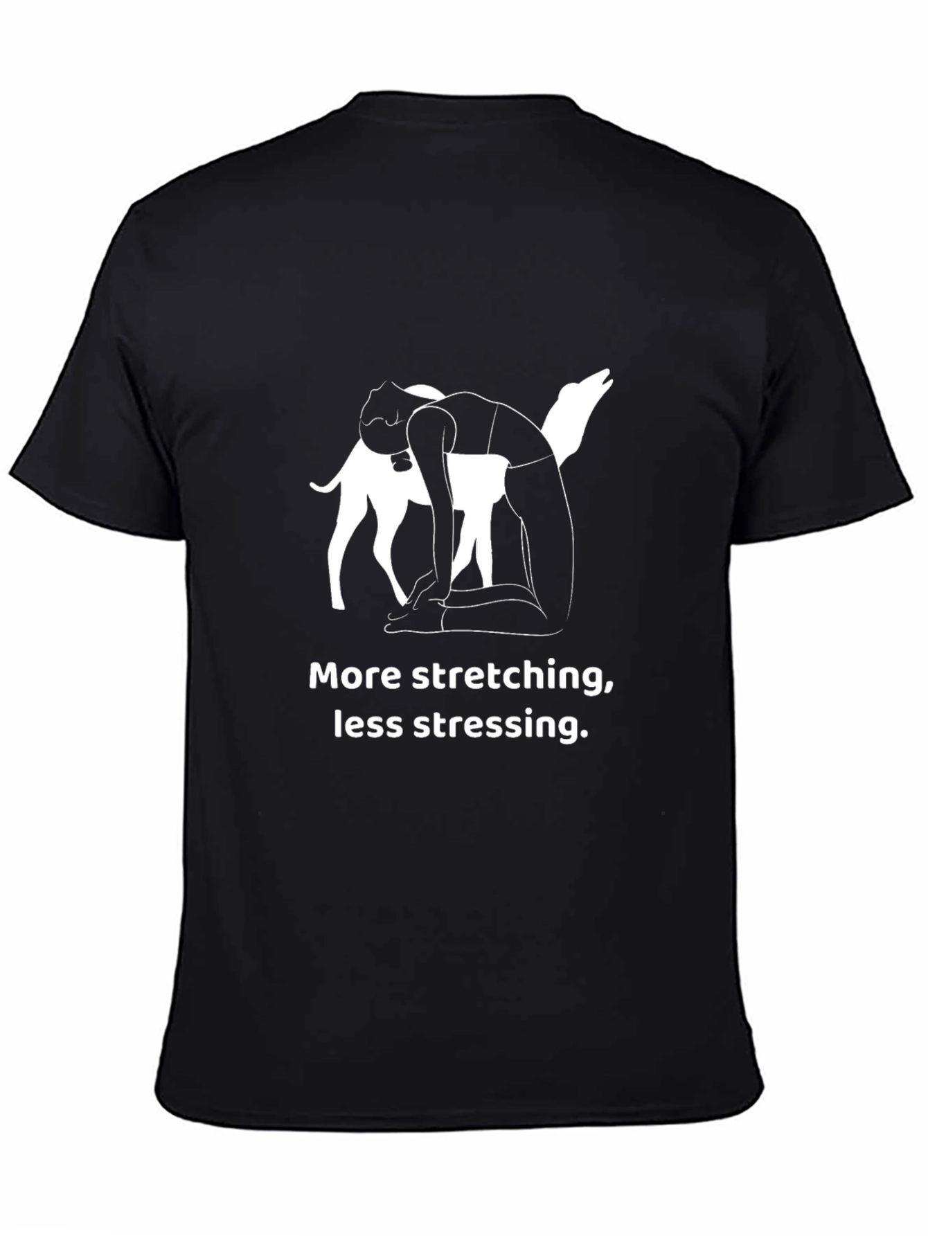 Stretch More Stress Less Graphic Tee