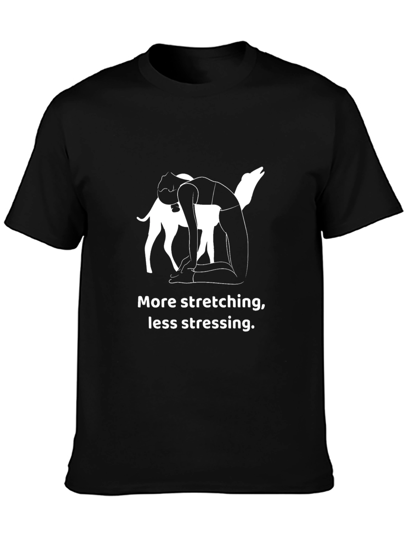 Stretch More Stress Less Graphic Tee