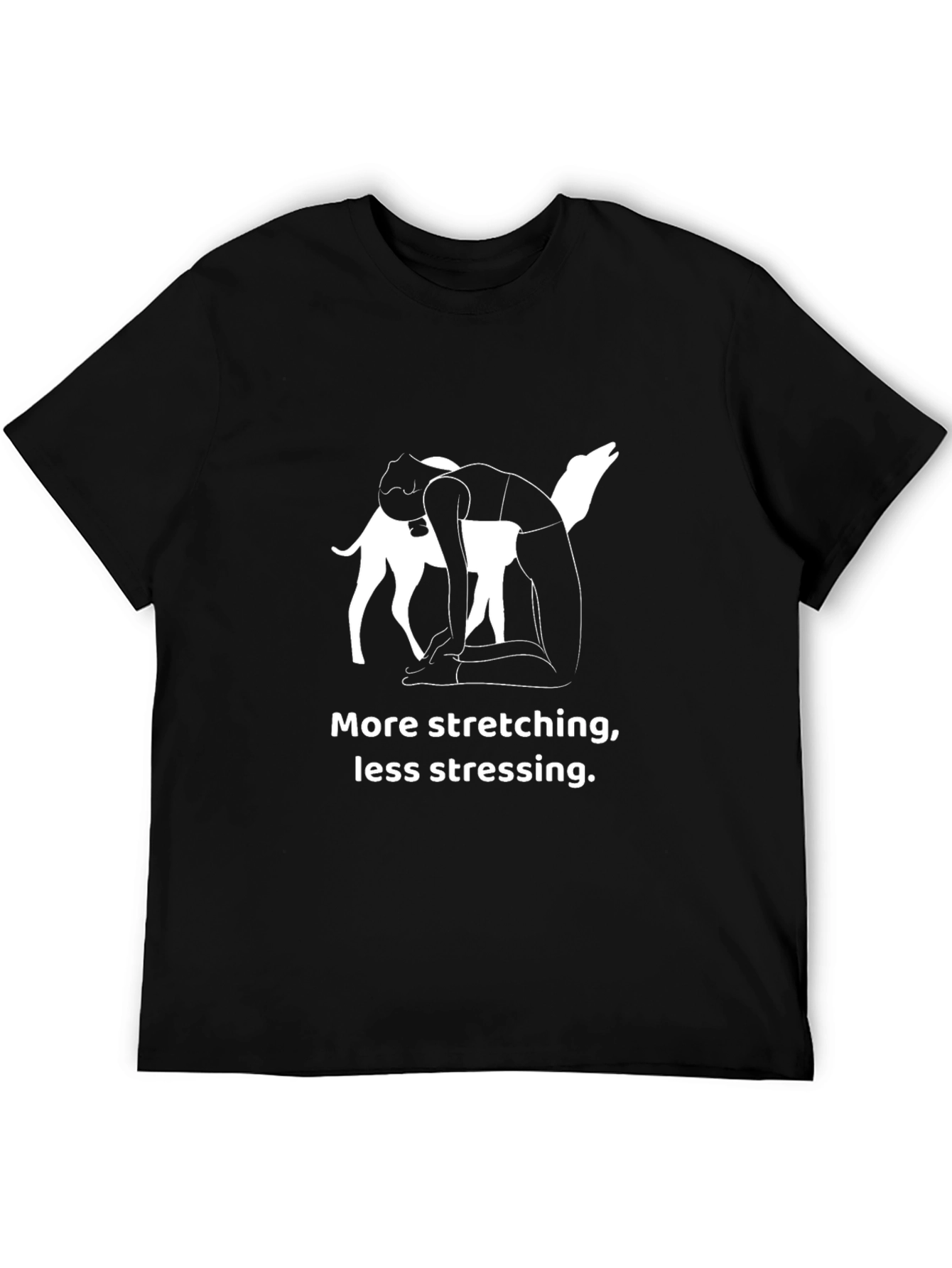 Stretch More Stress Less Graphic Tee