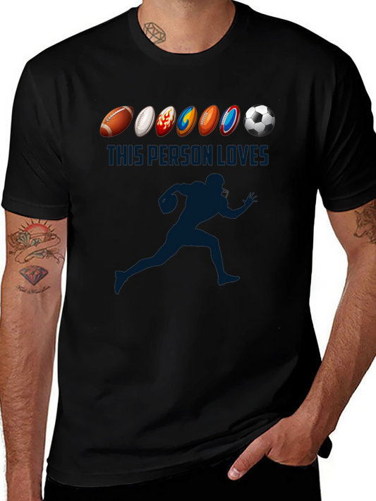 Sports Lover T-Shirt: Football Soccer Rugby More!