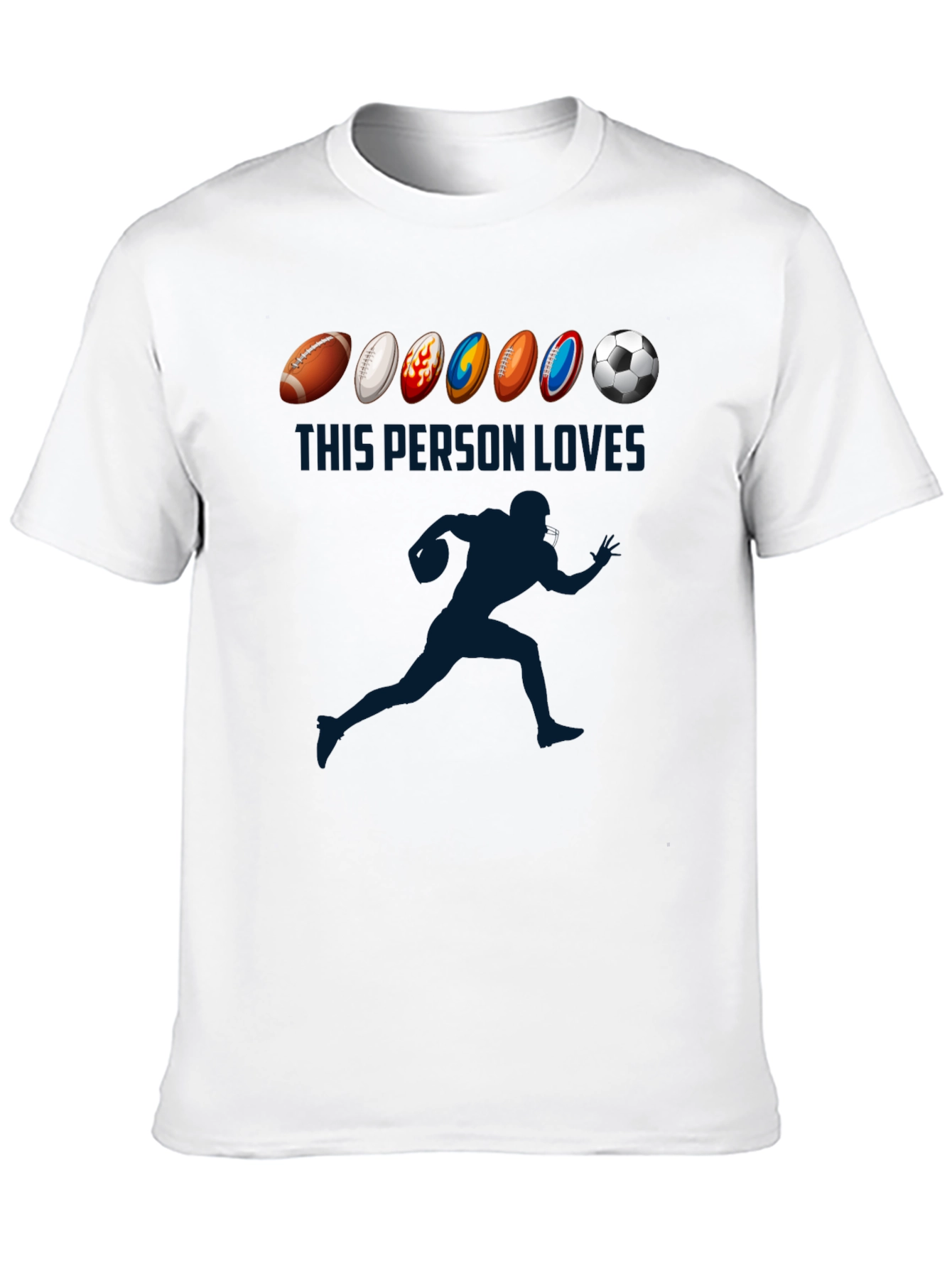 Sports Lover T-Shirt: Football Soccer Rugby More!