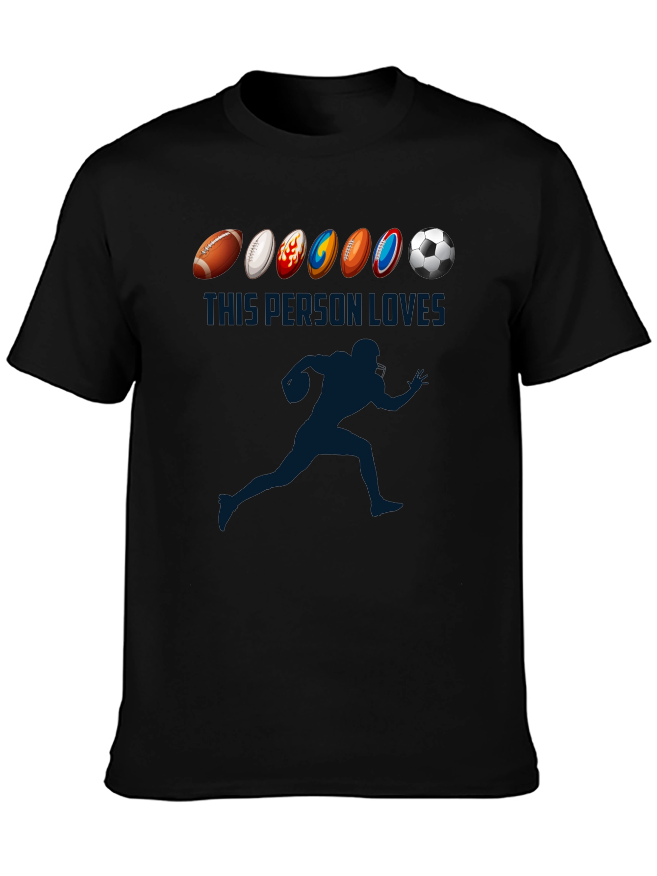Sports Lover T-Shirt: Football Soccer Rugby More!