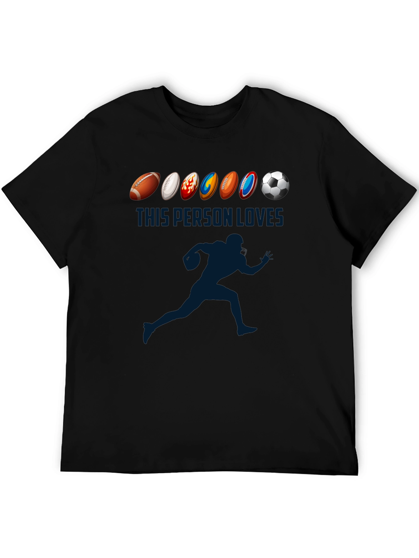 Sports Lover T-Shirt: Football Soccer Rugby More!