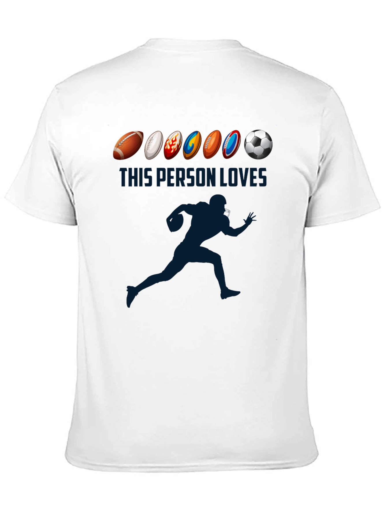 Sports Lover T-Shirt: Football Soccer Rugby More!
