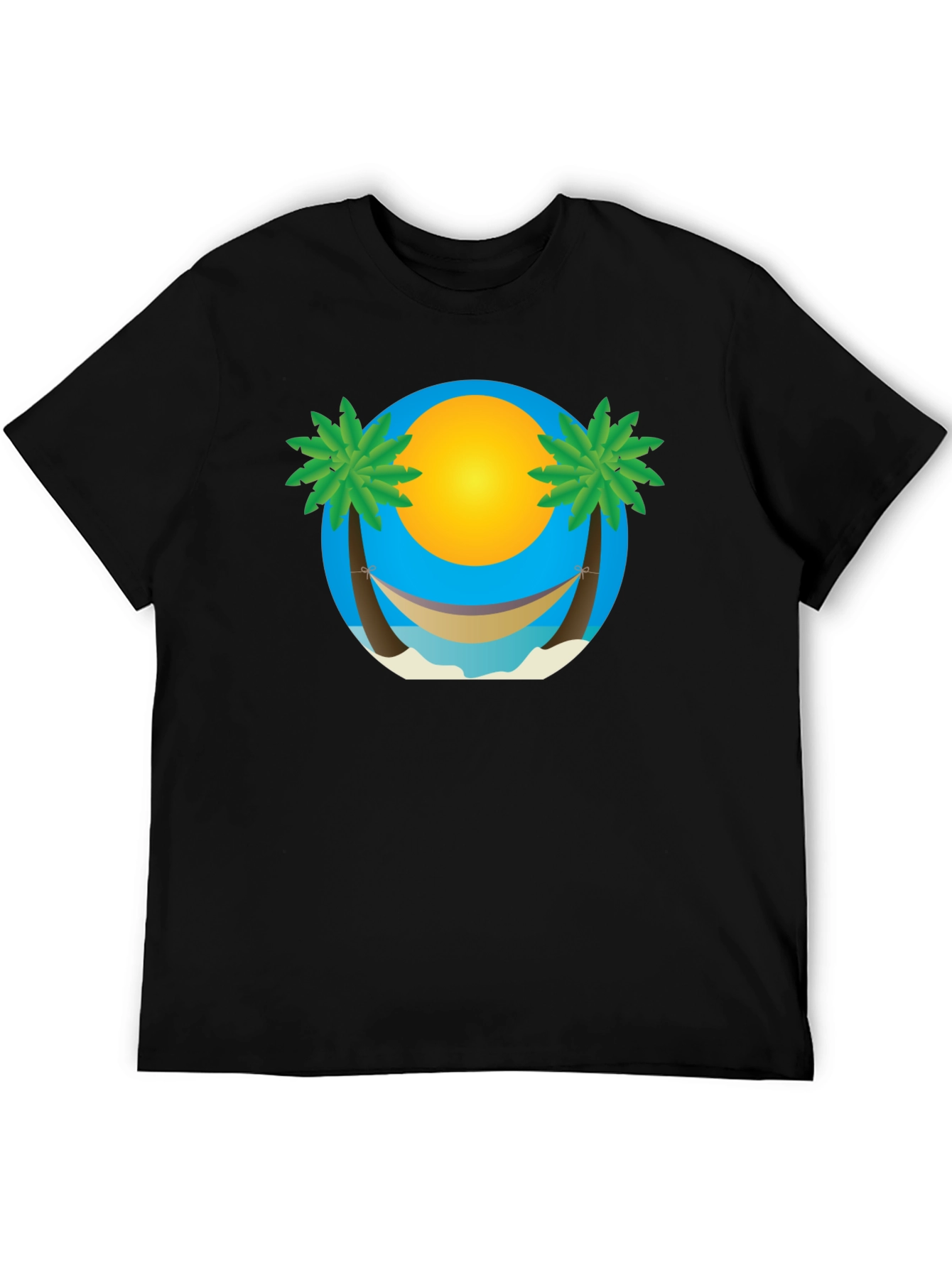 Tropical Beach Hammock Graphic Tee