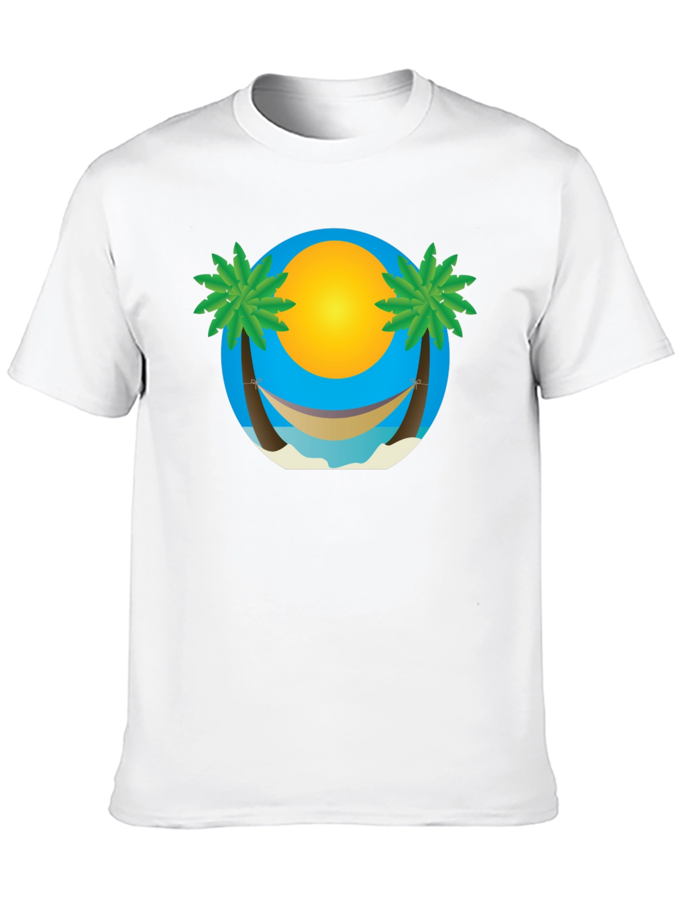 Tropical Beach Hammock Graphic Tee