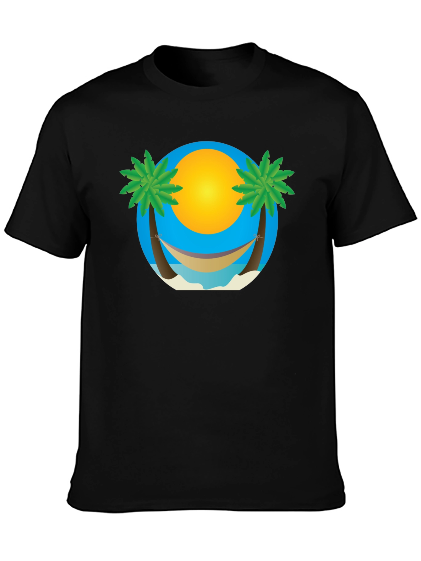 Tropical Beach Hammock Graphic Tee