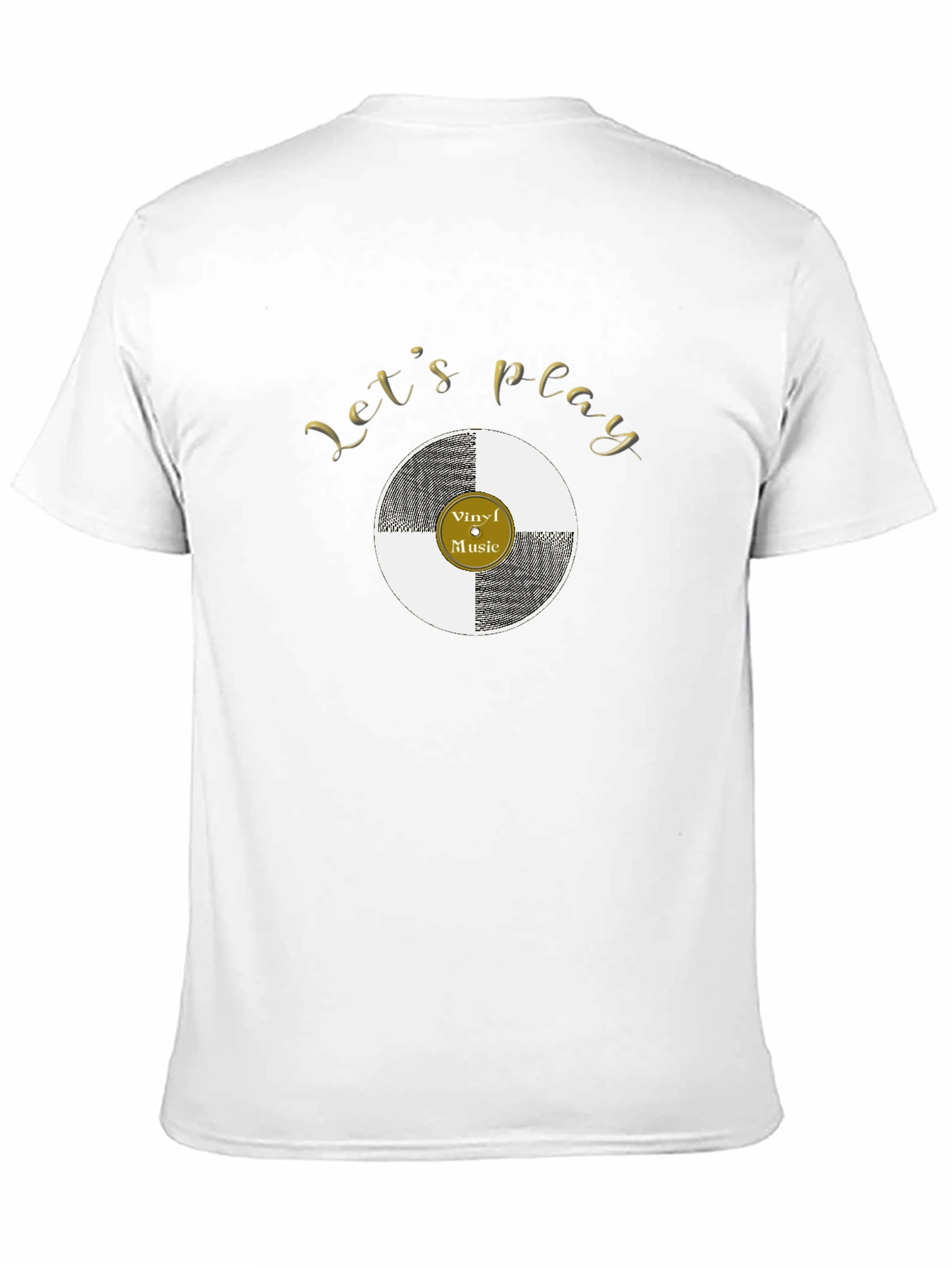 Lets Play Vinyl Music Graphic Tee