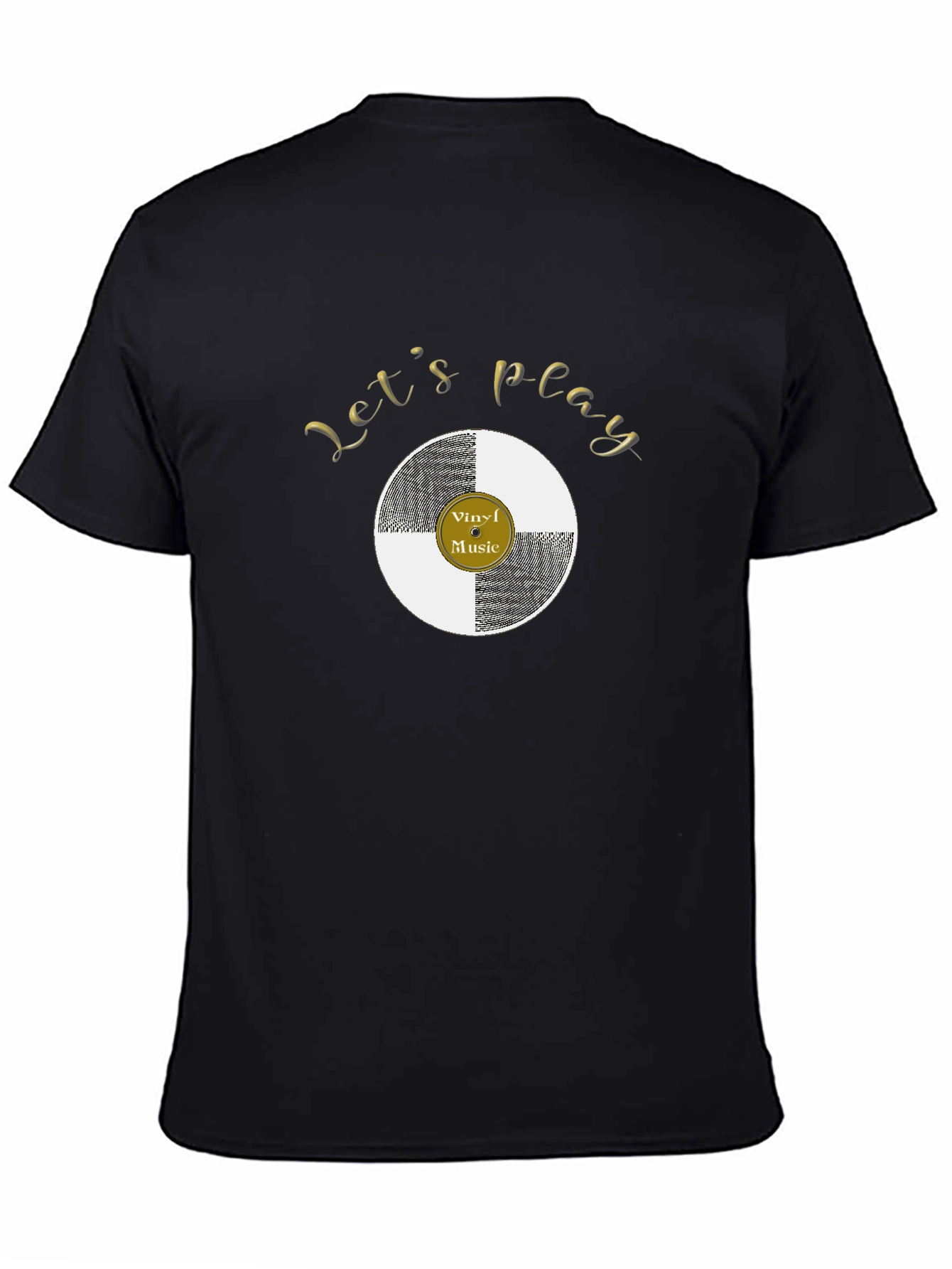 Lets Play Vinyl Music Graphic Tee