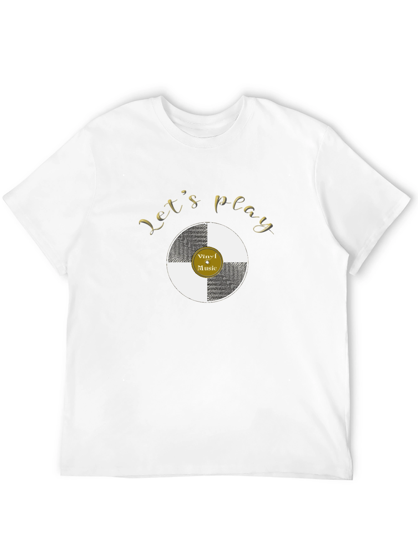 Lets Play Vinyl Music Graphic Tee