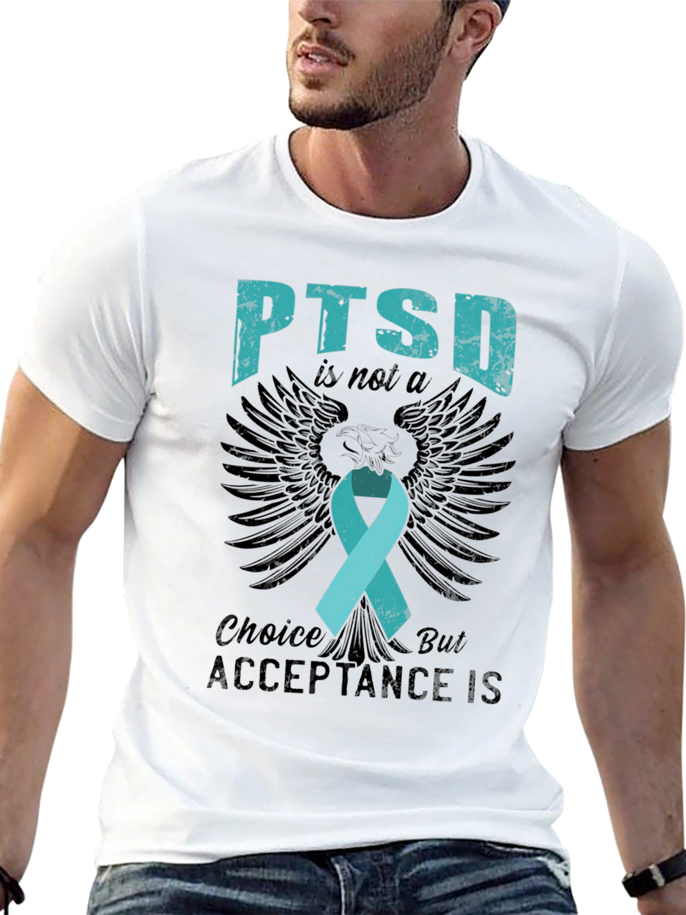 PTSD Awareness T-Shirt - Acceptance Design