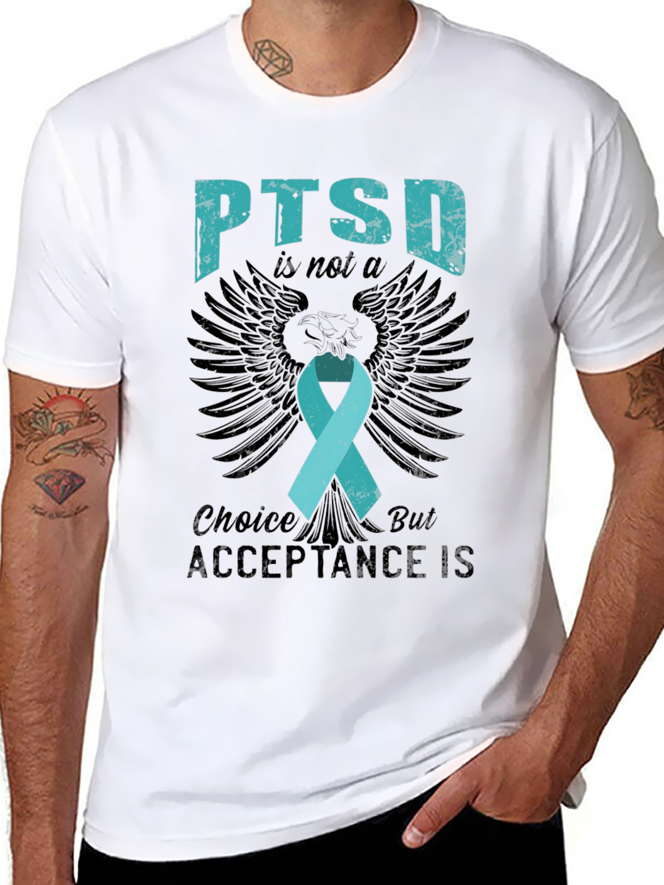 PTSD Awareness T-Shirt - Acceptance Design
