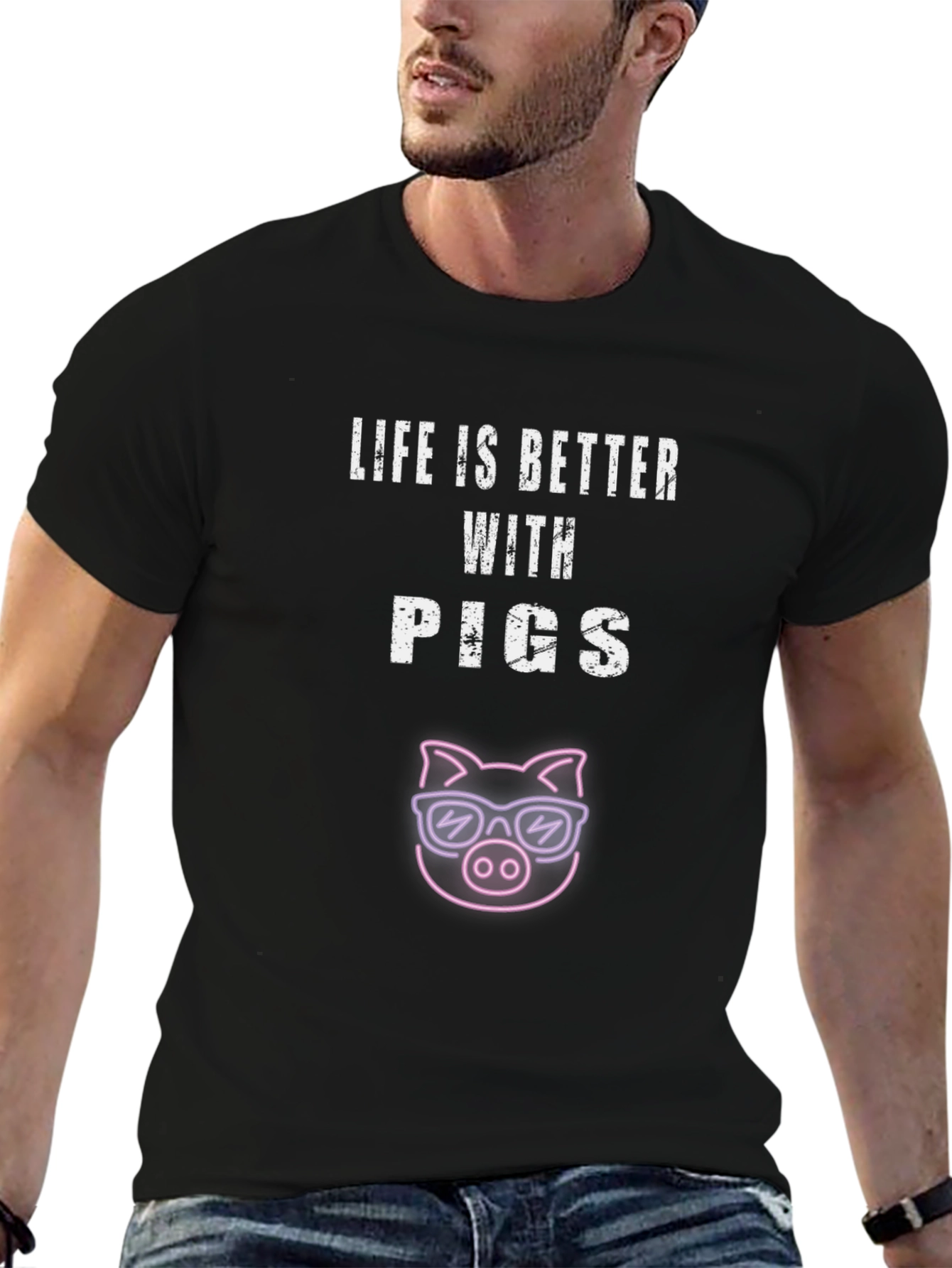 Life is Better with Pigs T-Shirt