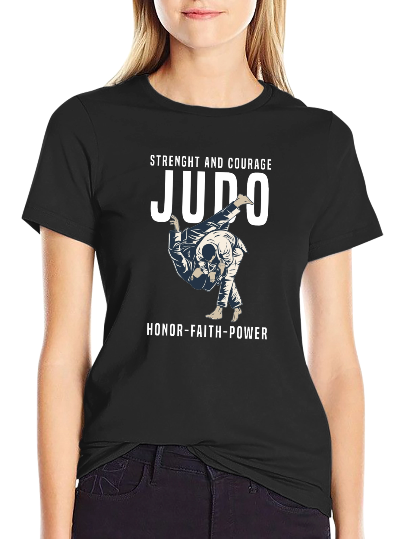 Judo Strength and Courage T-Shirt