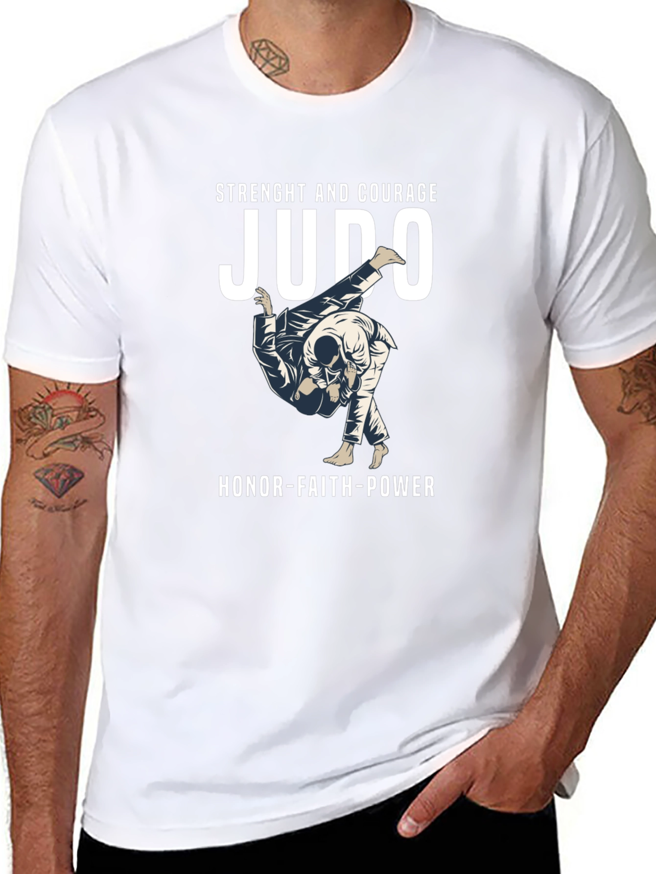 Judo Strength and Courage T-Shirt