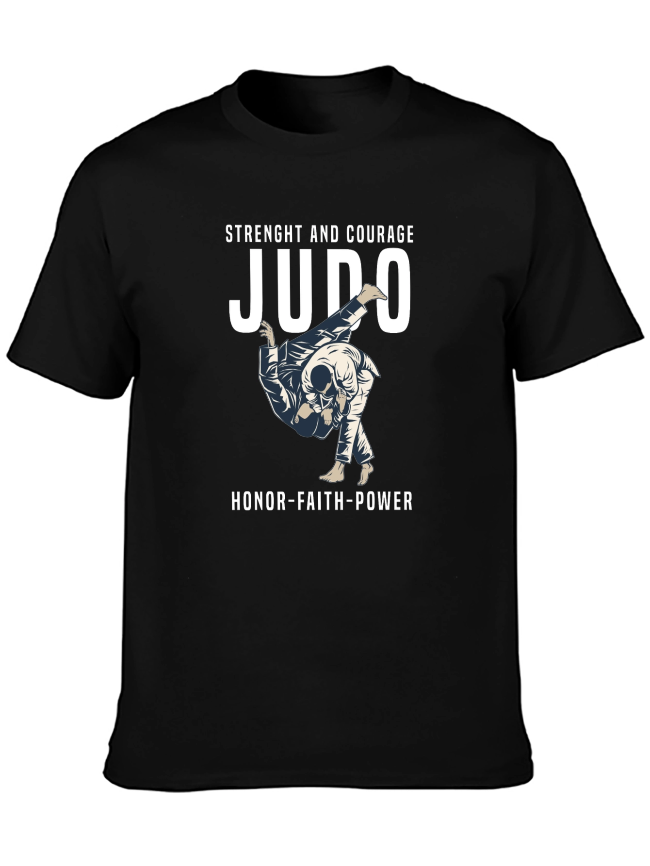 Judo Strength and Courage T-Shirt