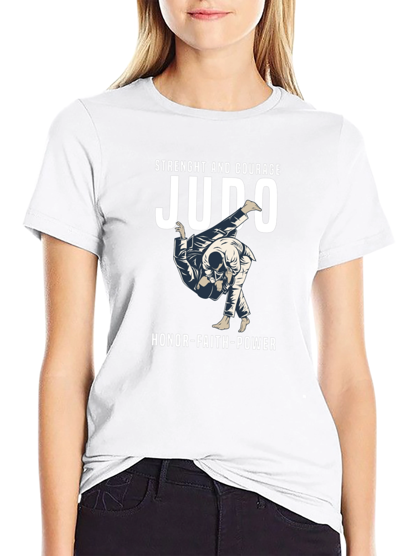 Judo Strength and Courage T-Shirt