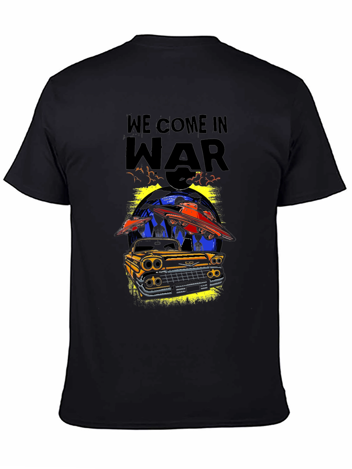 We Come In War Graphic T-Shirt