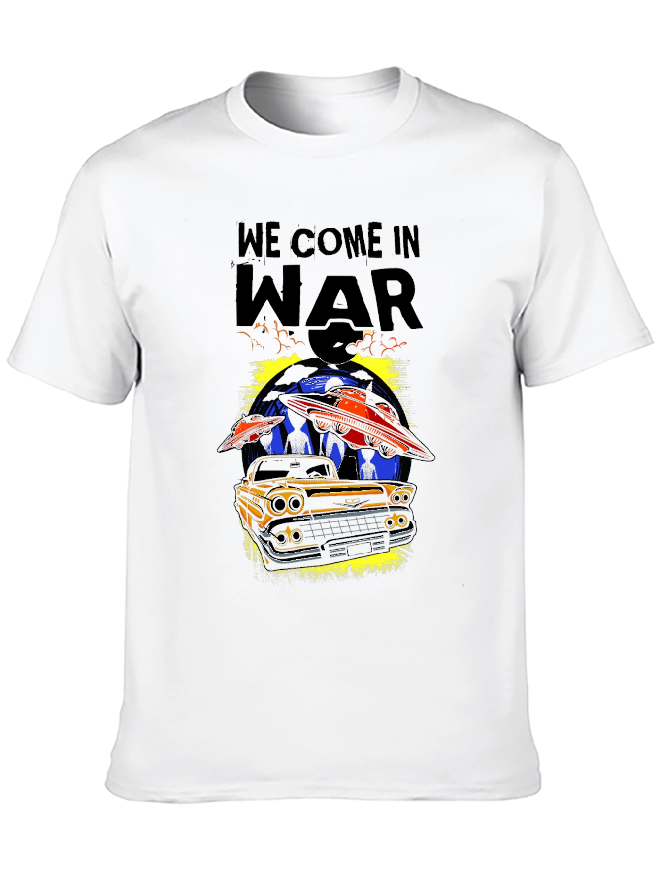 We Come In War Graphic T-Shirt