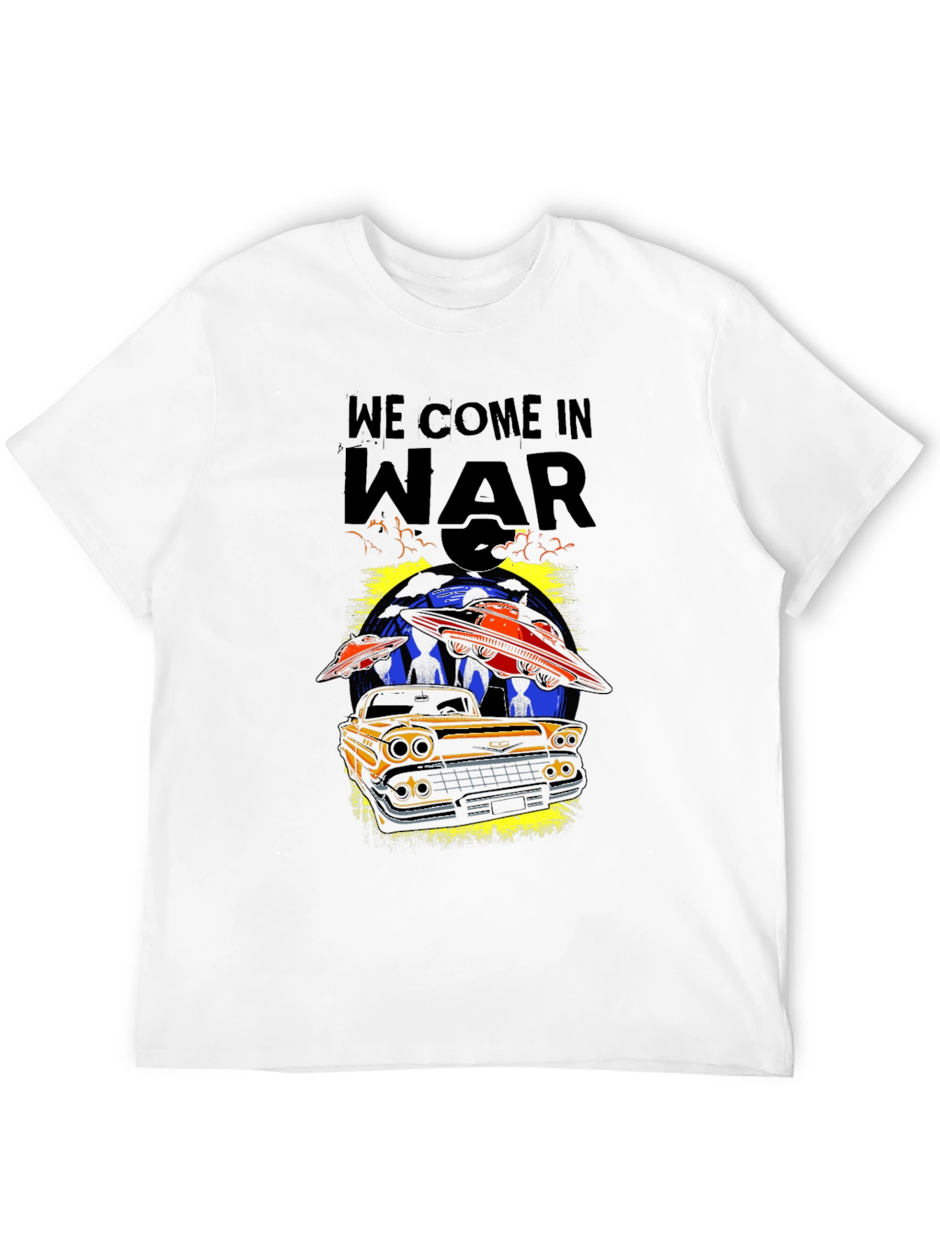 We Come In War Graphic T-Shirt